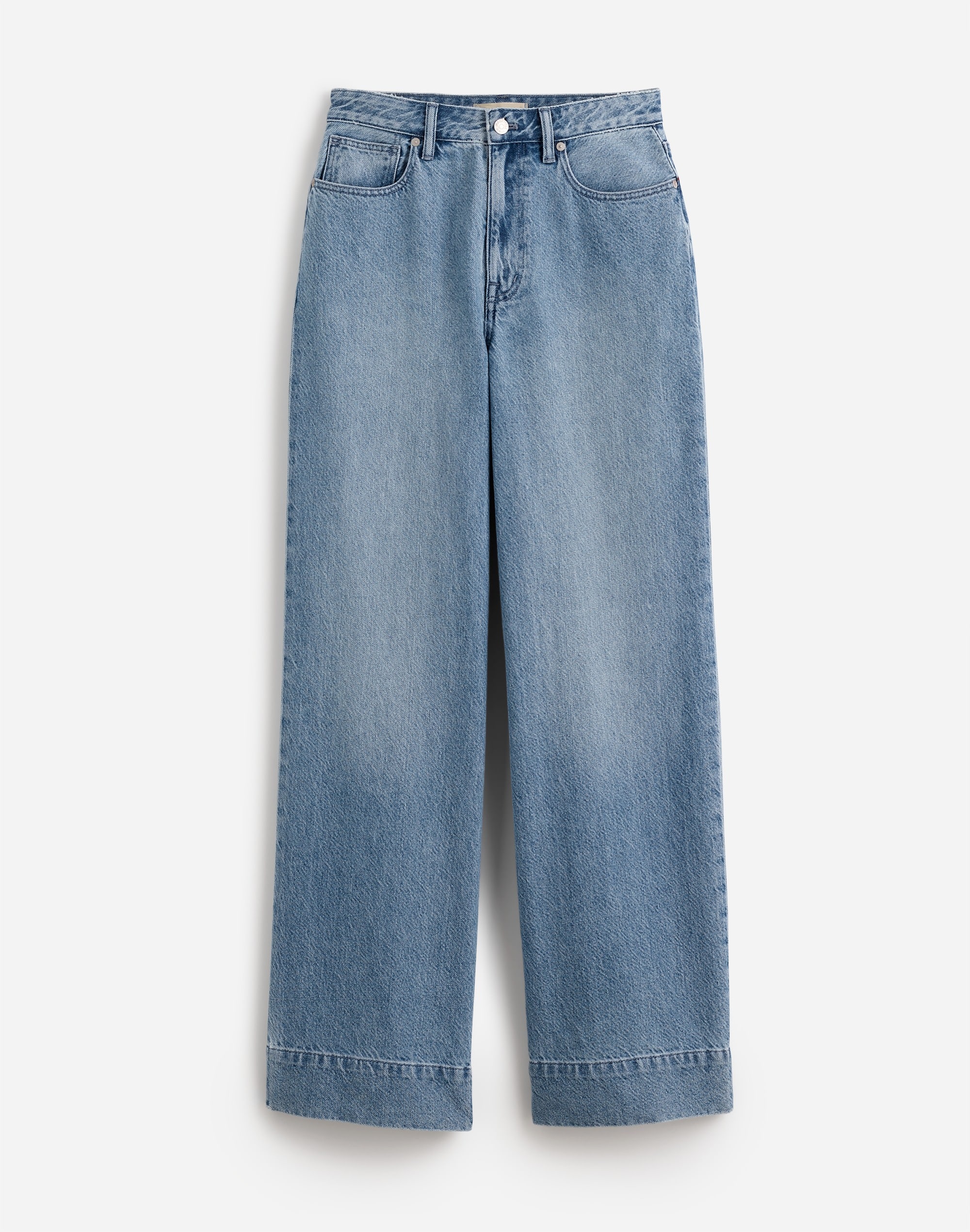 Curvy Superwide-Leg Jeans Lintz Wash | Madewell