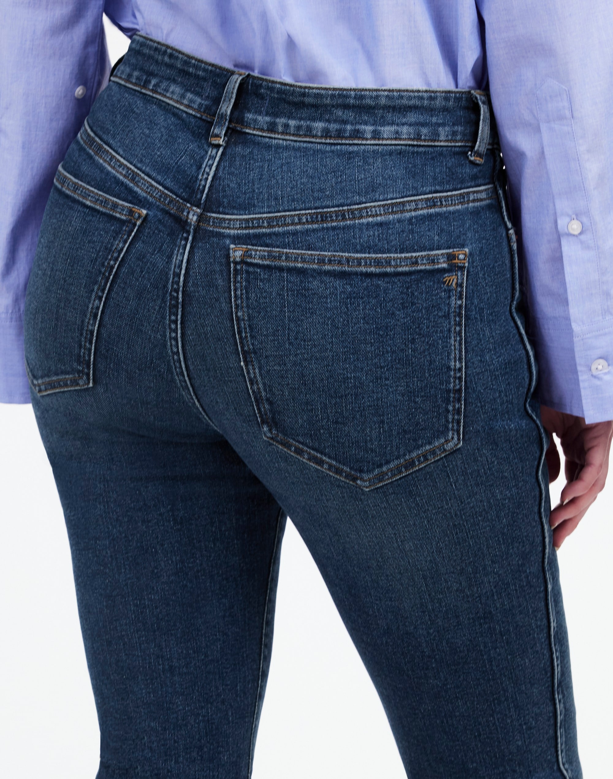 Tall Curvy Mid-Rise Stovepipe Jeans Deming Wash | Madewell