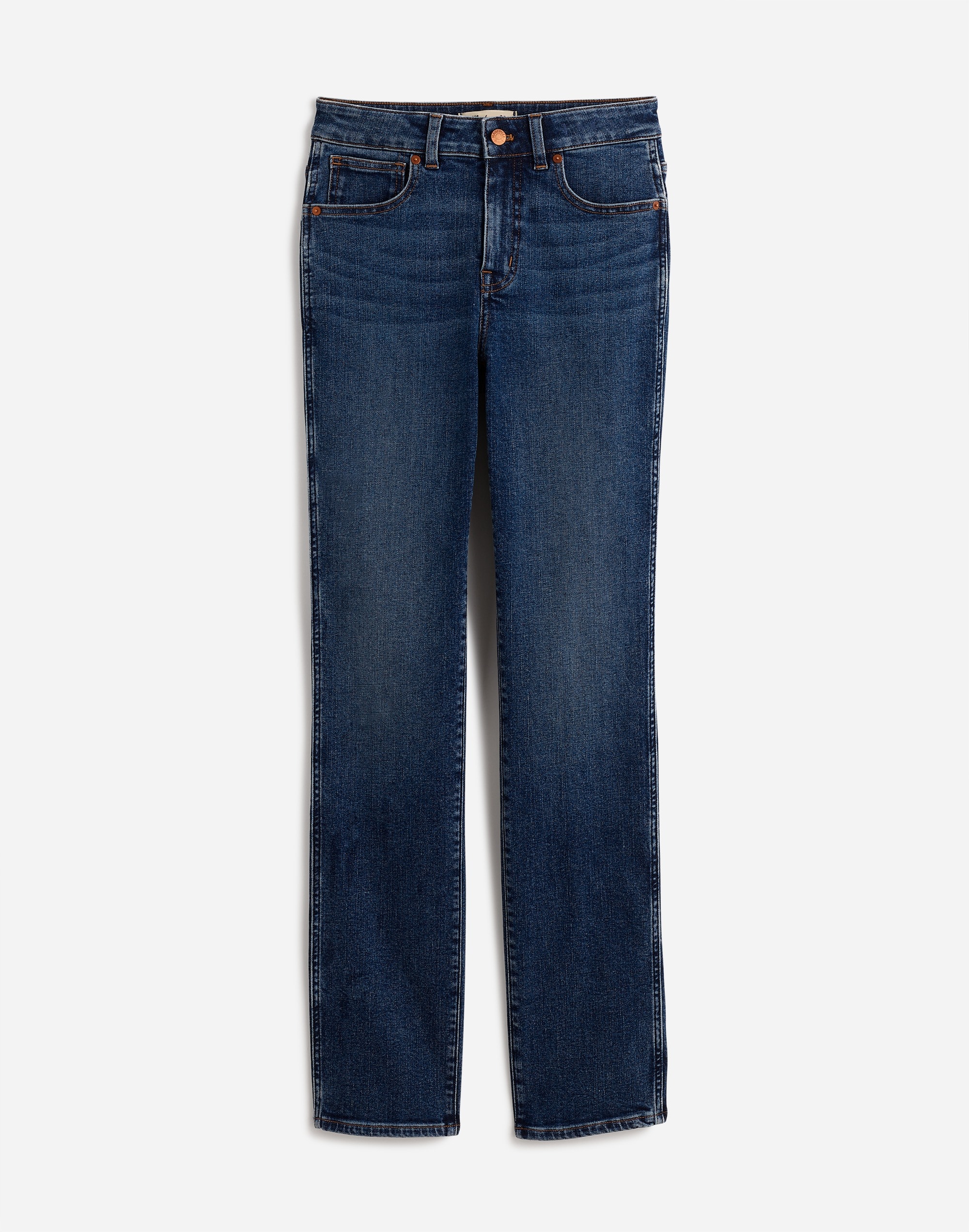 Tall Curvy Mid-Rise Stovepipe Jeans Deming Wash | Madewell