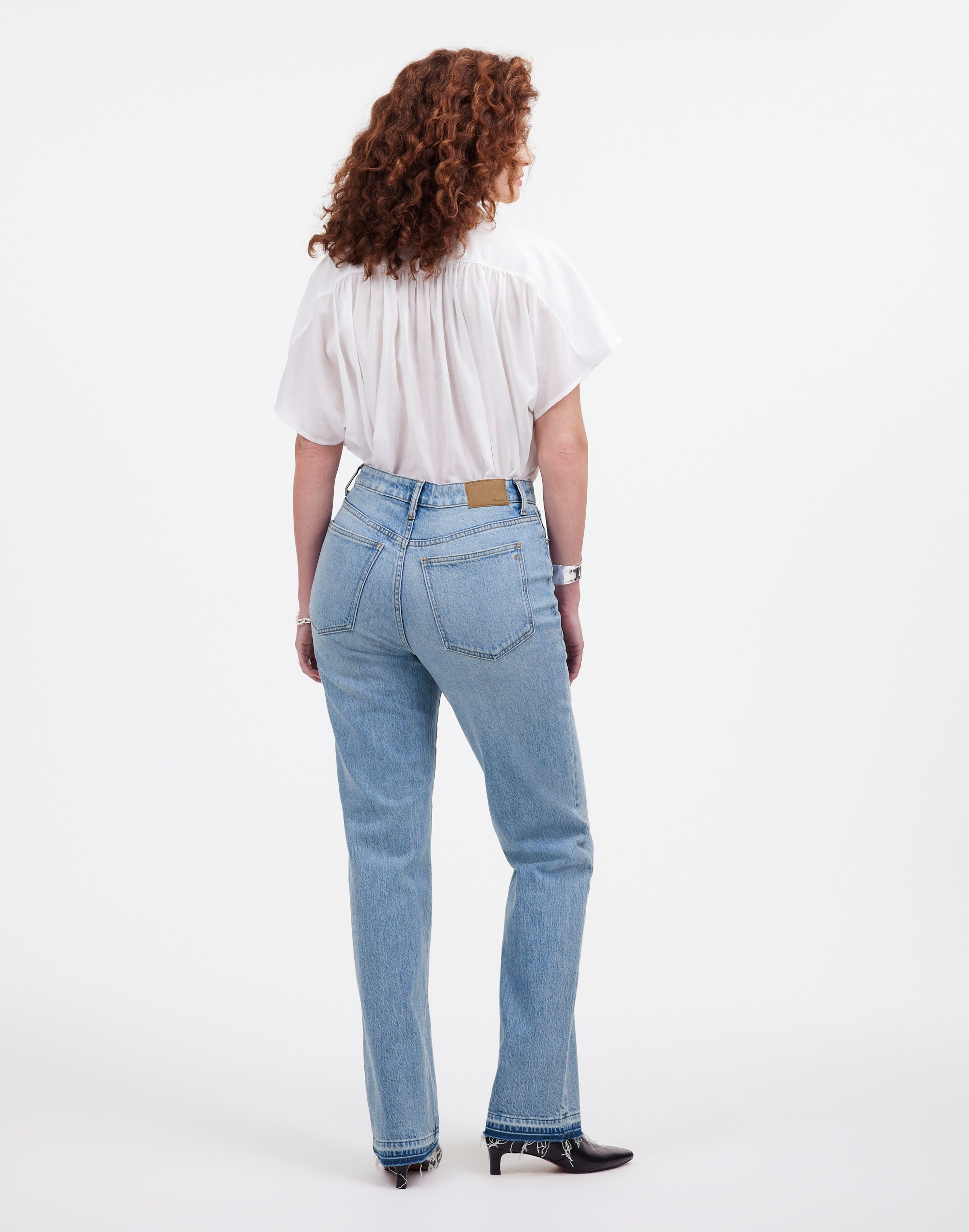 The Curvy '90s Straight Mid-Rise Jean Barbosa Wash | Madewell