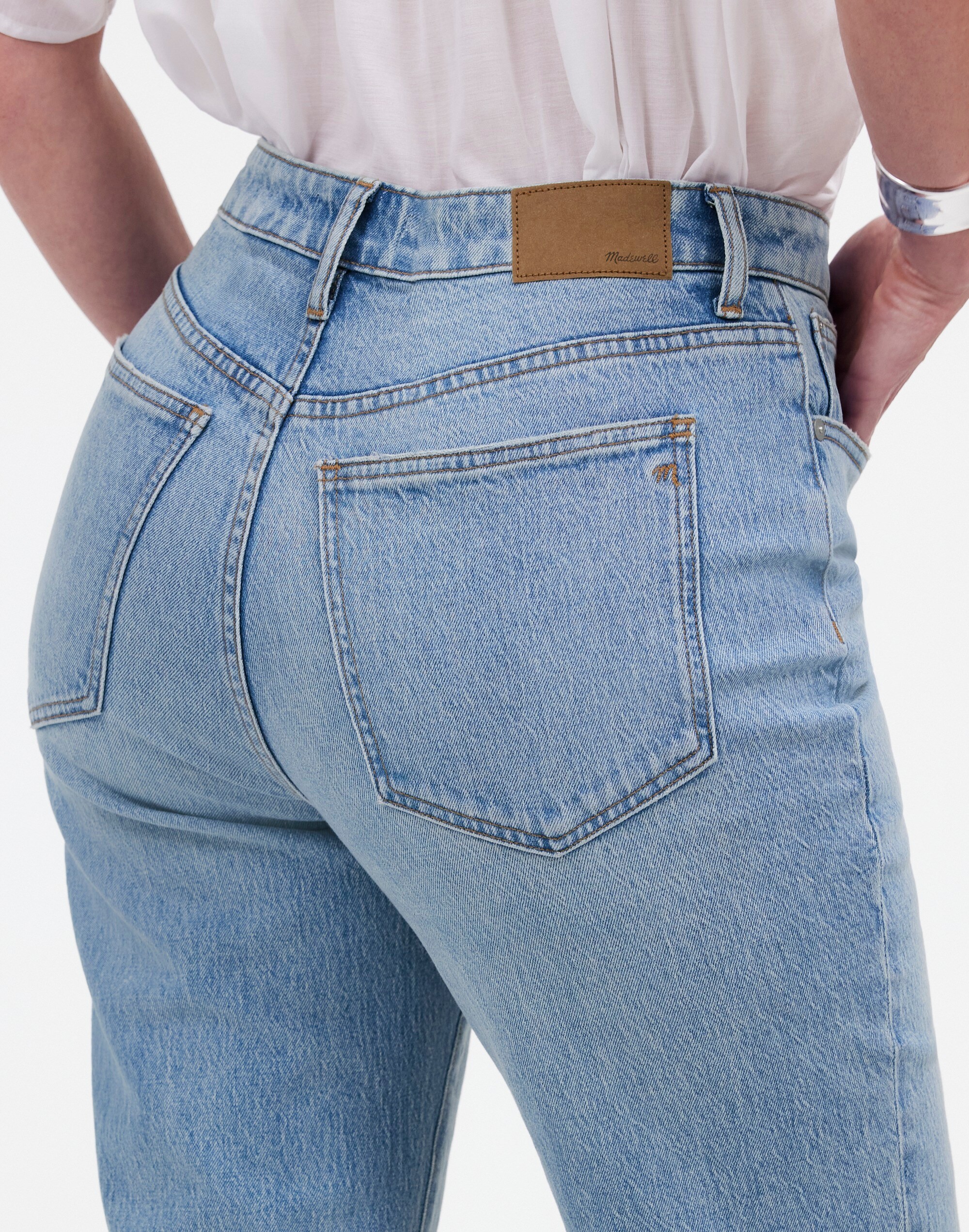 The Curvy '90s Straight Mid-Rise Jean Barbosa Wash | Madewell