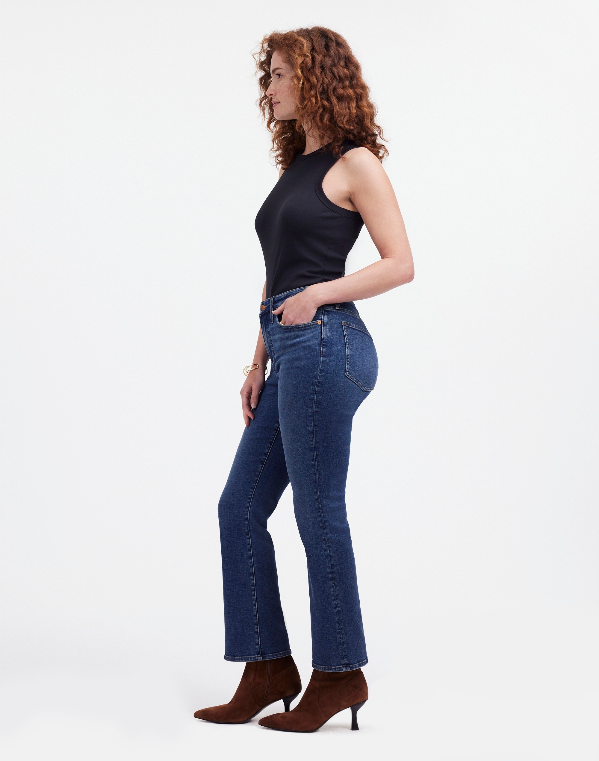 Curvy Kick Out Crop Jeans Lenoir Wash | Madewell