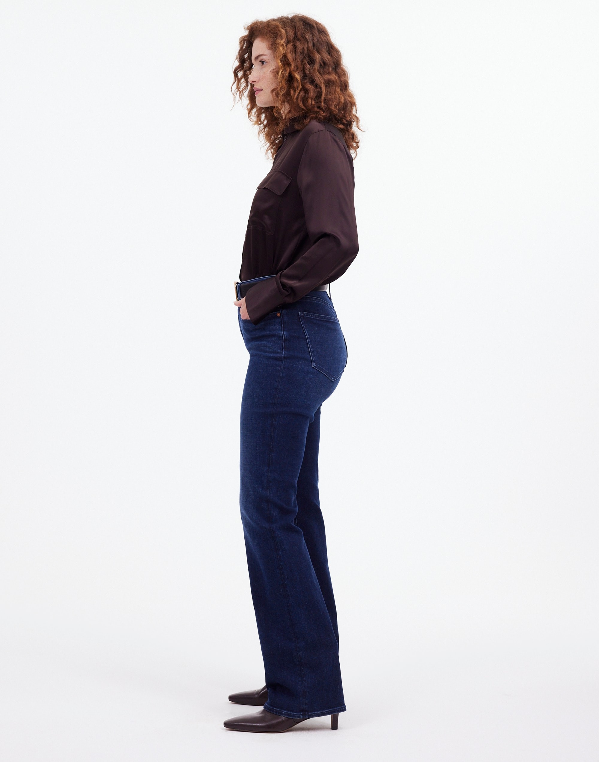 Curvy Kick Out Full-Length Jeans Kingston Wash | Madewell