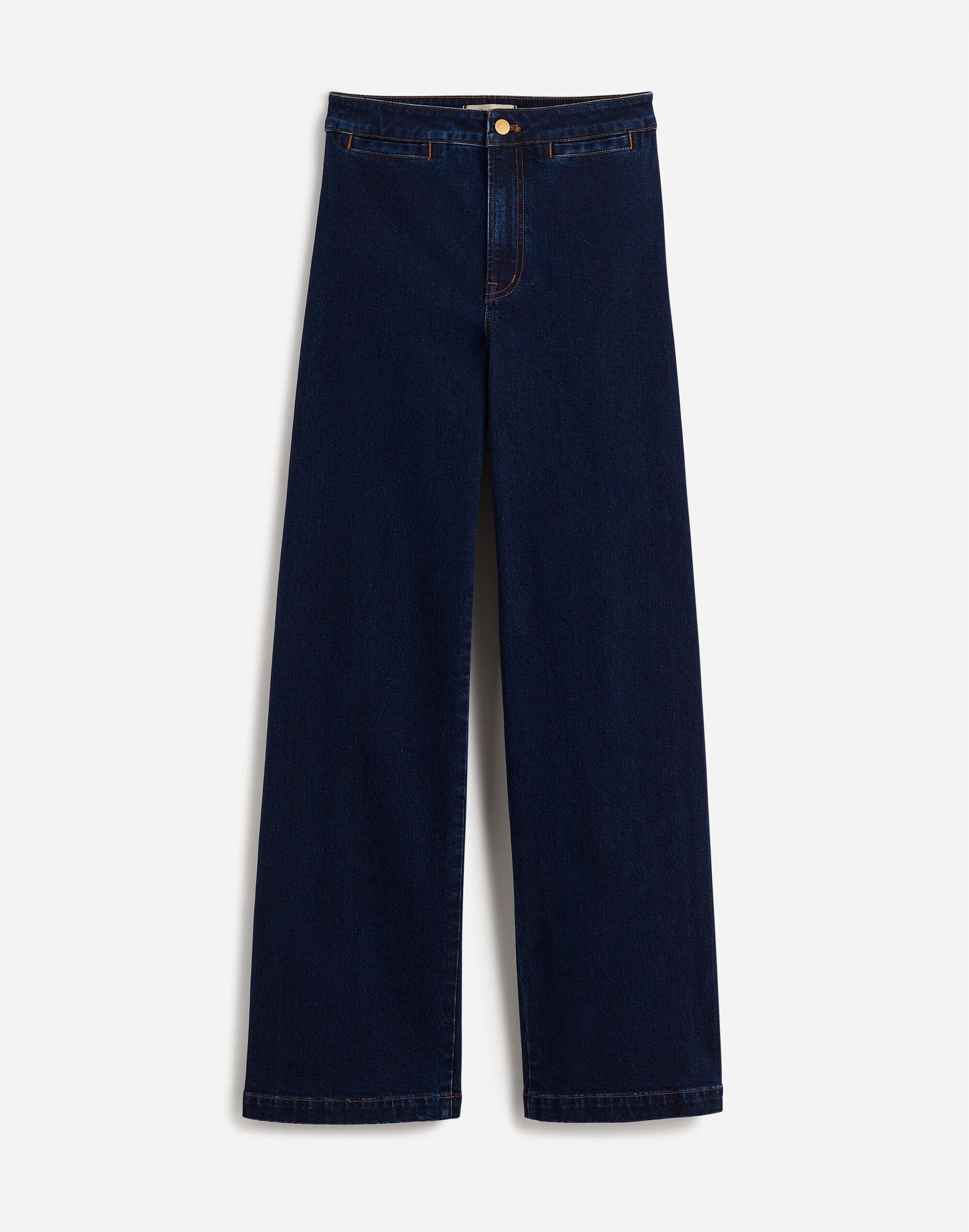 The Curvy Emmett Wide-Leg Jean Leffers Wash: Welt Pocket Edition | Madewell