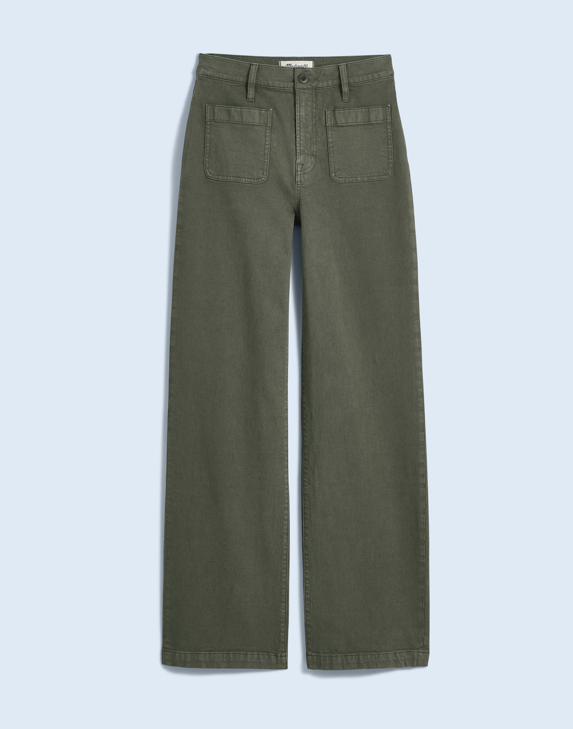 The Emmett Wide-Leg Full-Length Pant Garment Dye: Patch Pocket Edition