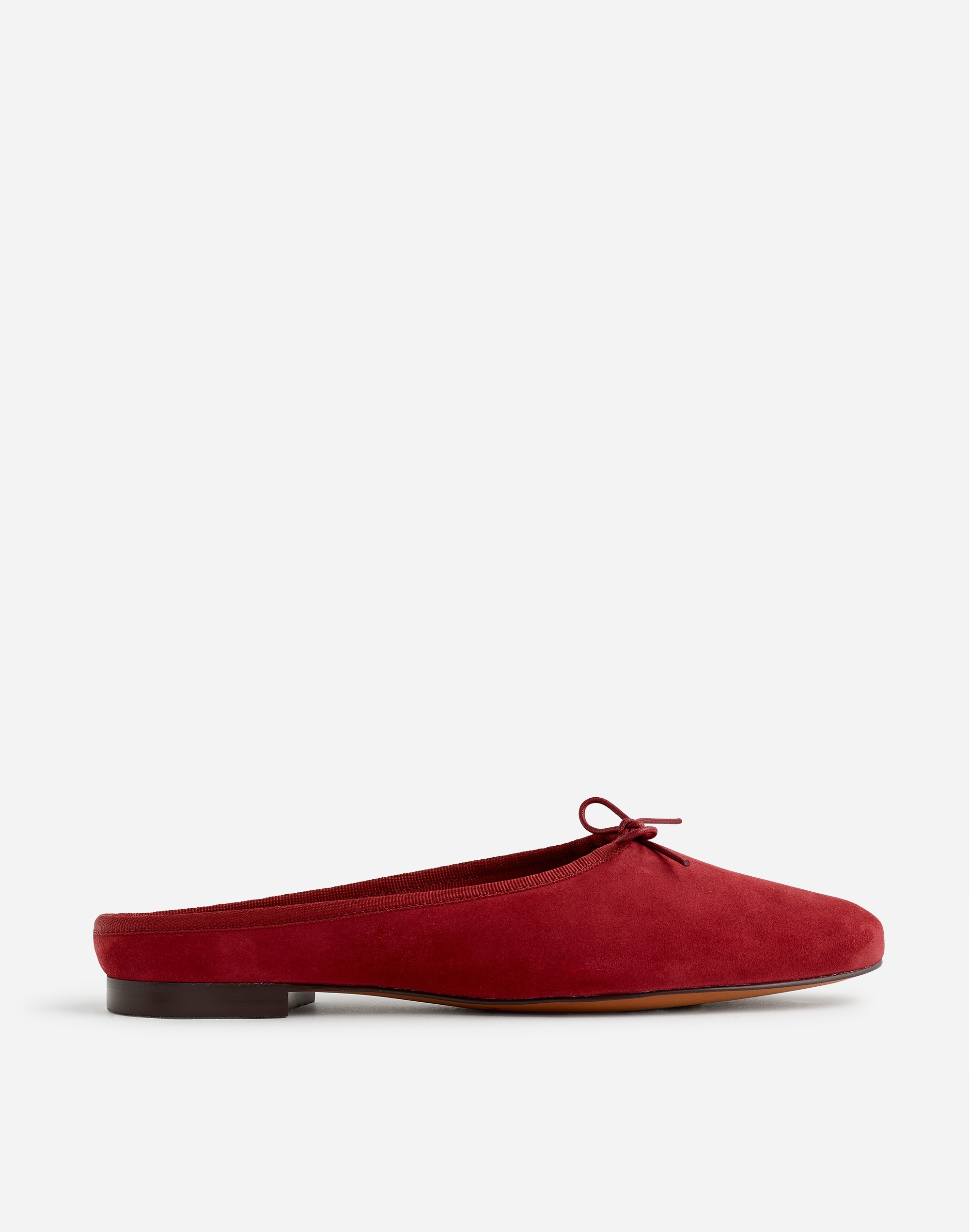 The April Ballet Flat Mule Suede