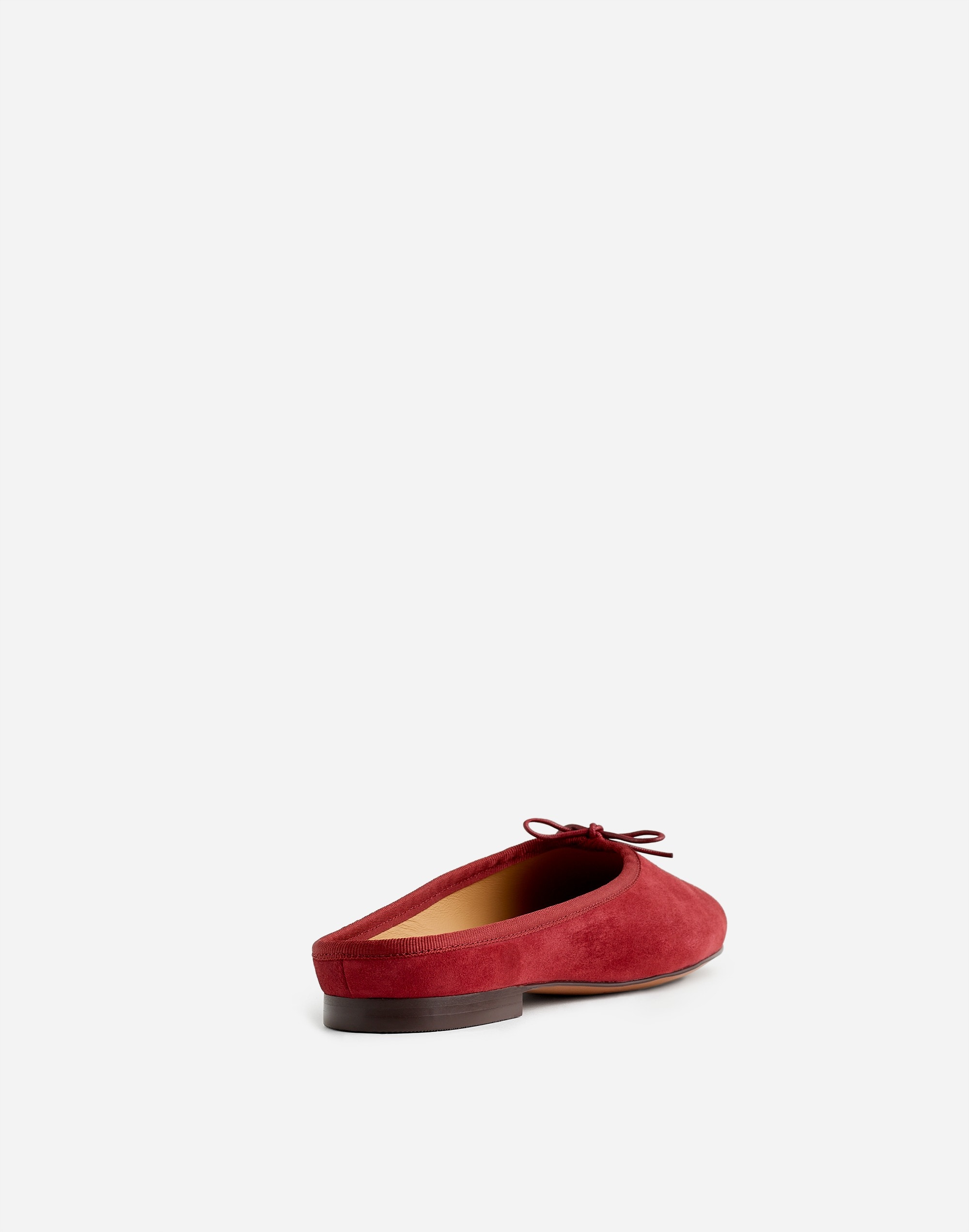 The April Ballet Flat Mule Suede