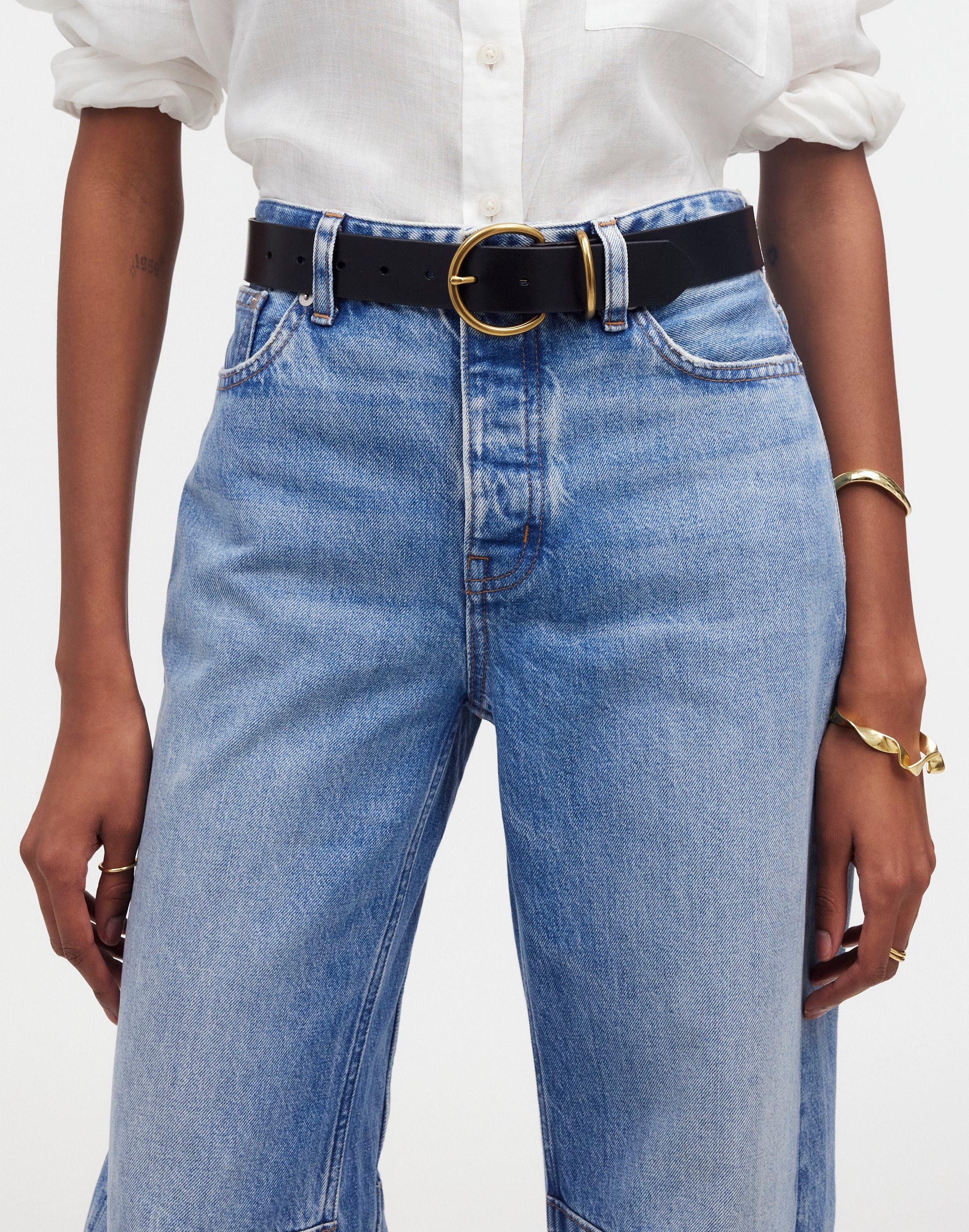 O-Buckle Leather Belt | Madewell