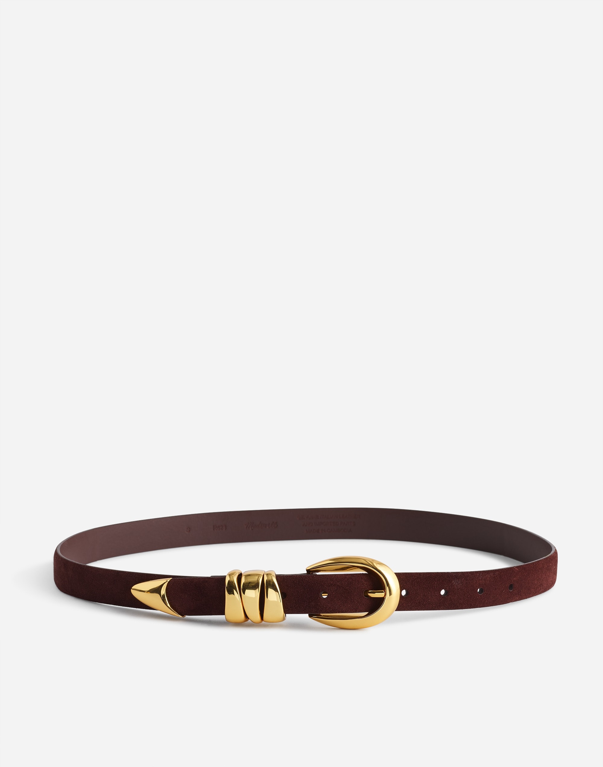 Triple Metal Keeper Belt | Madewell