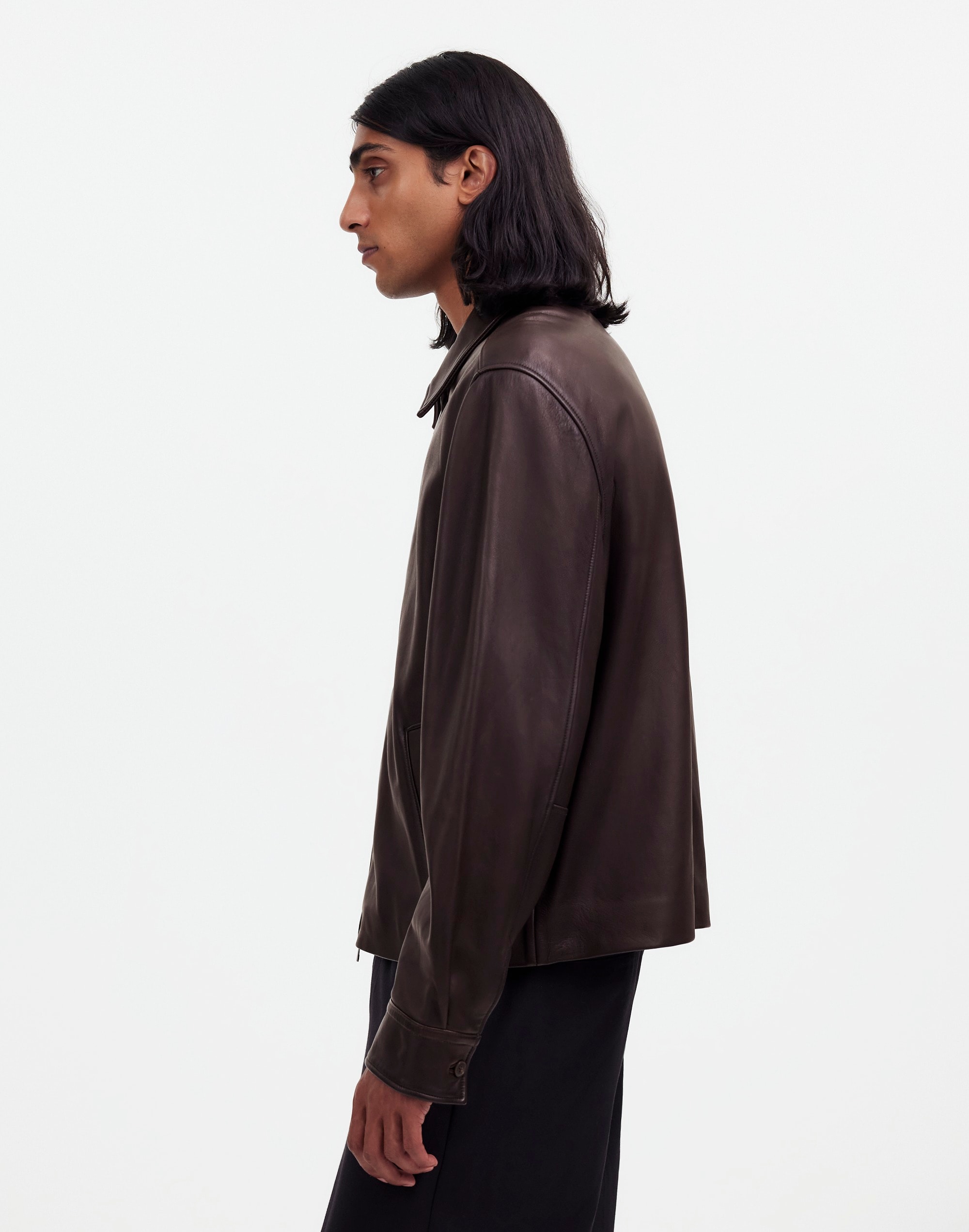 Leather Zip-Front Jacket | Madewell