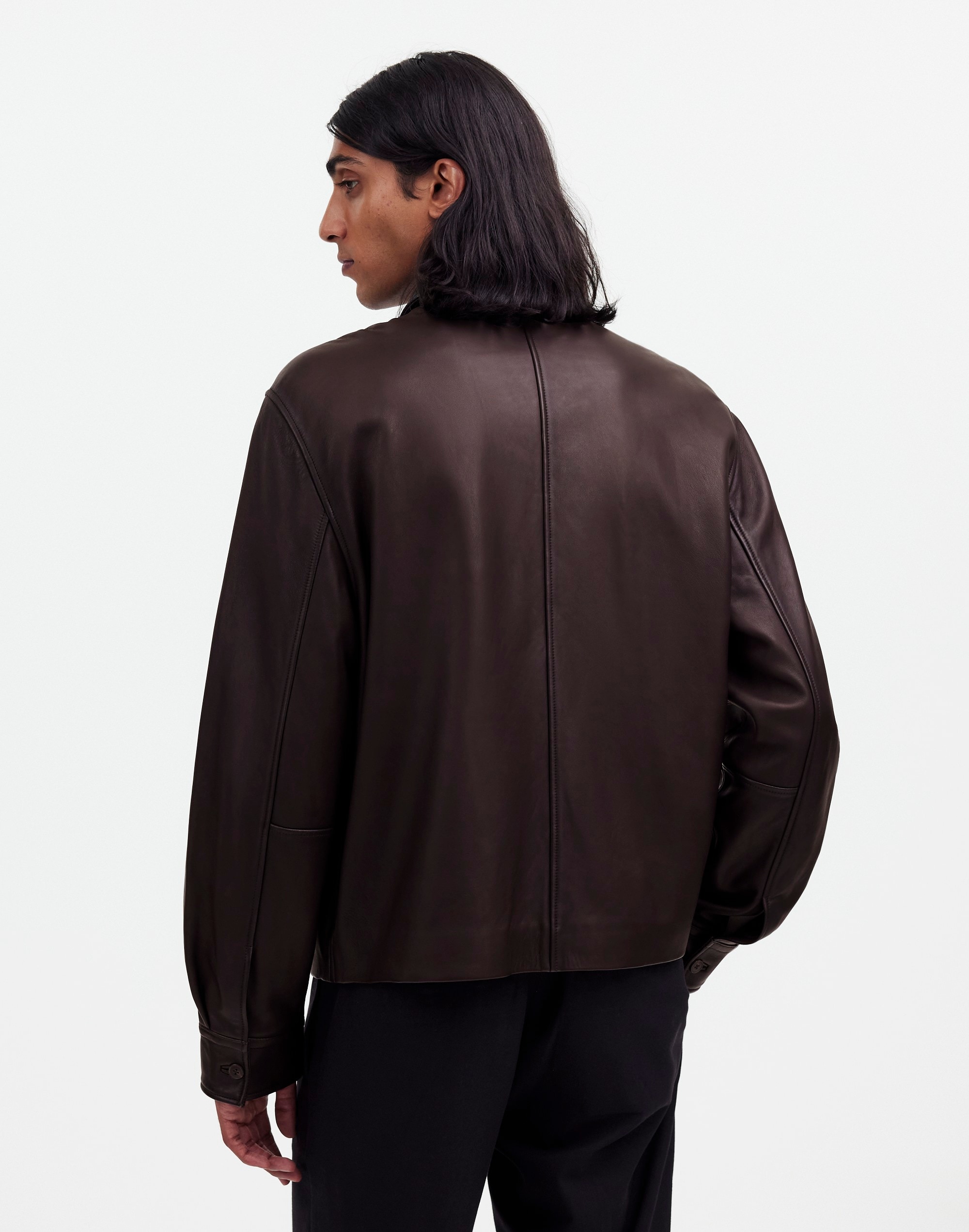 Leather Zip-Front Jacket | Madewell