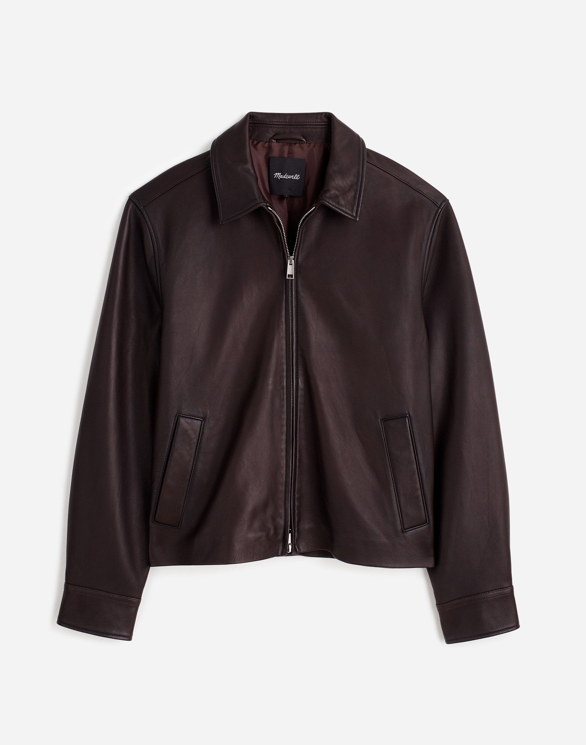 Leather Zip-Front Jacket | Madewell