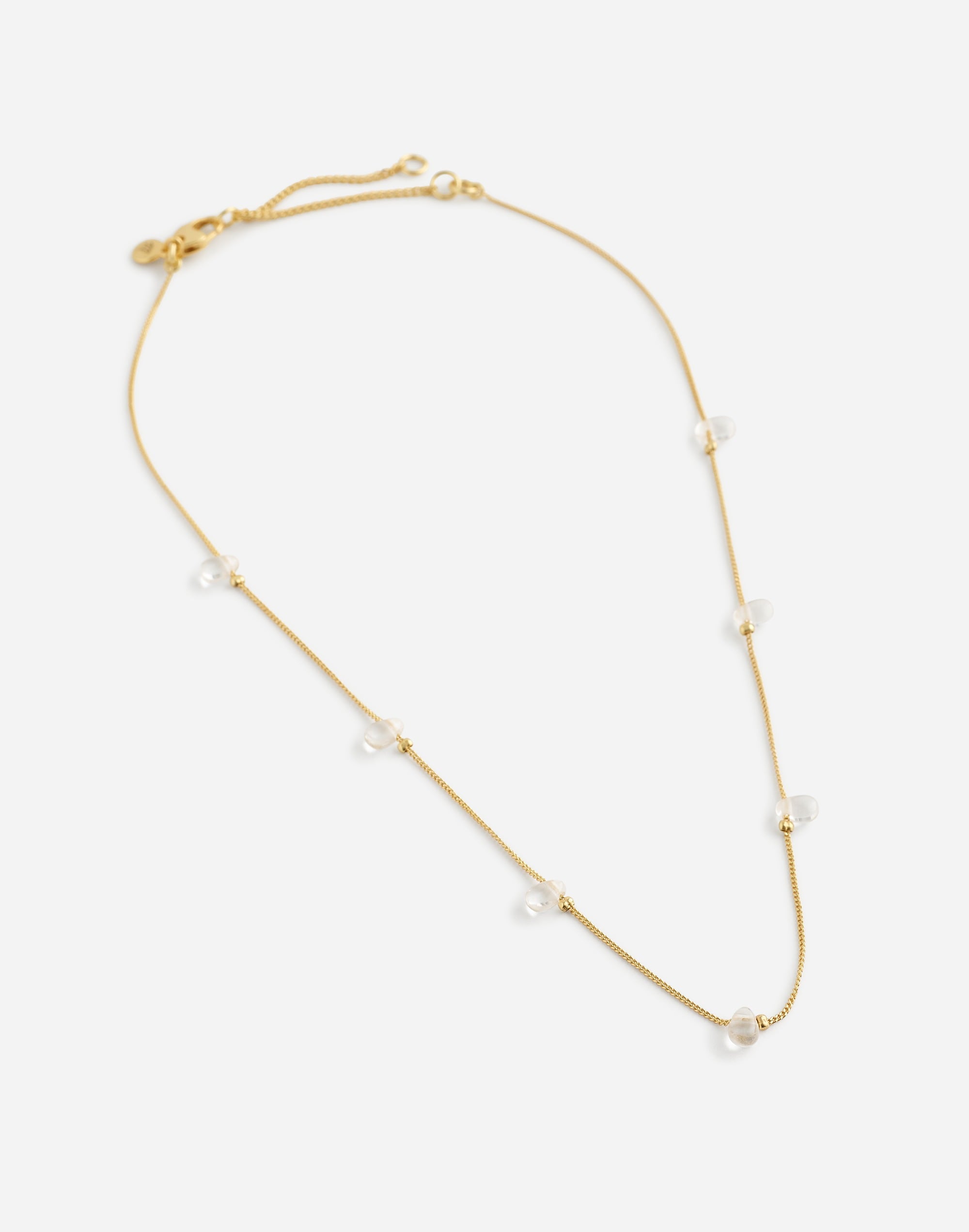 Glass Bead Station Necklace | Madewell