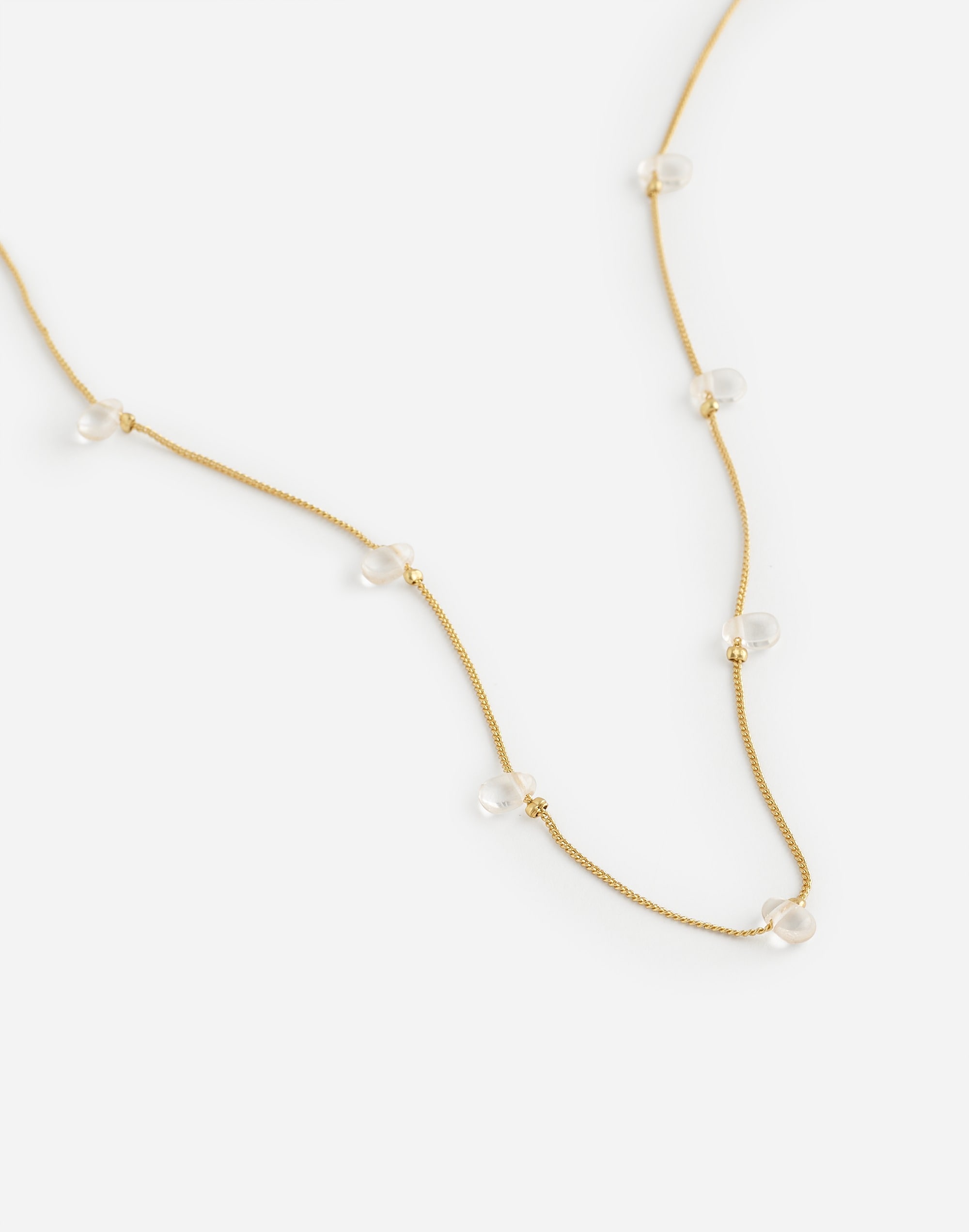 Glass Bead Station Necklace | Madewell