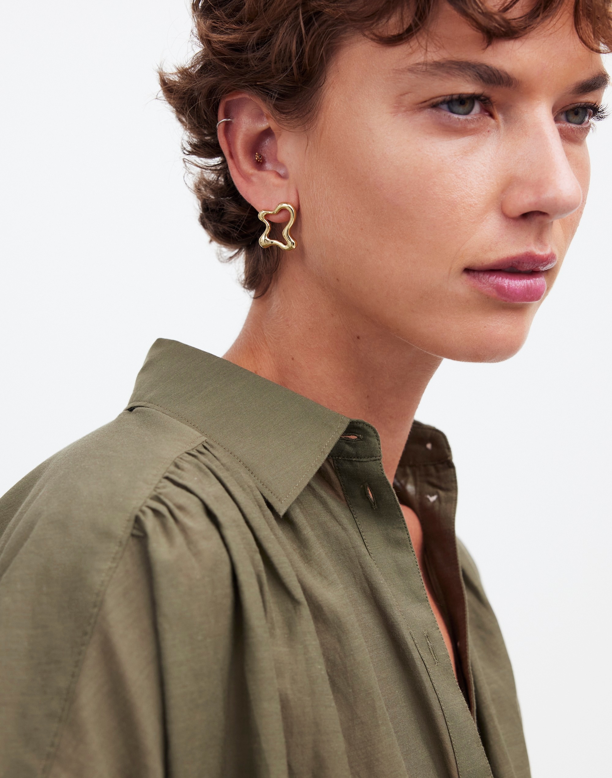 Wavy Statement Earrings | Madewell