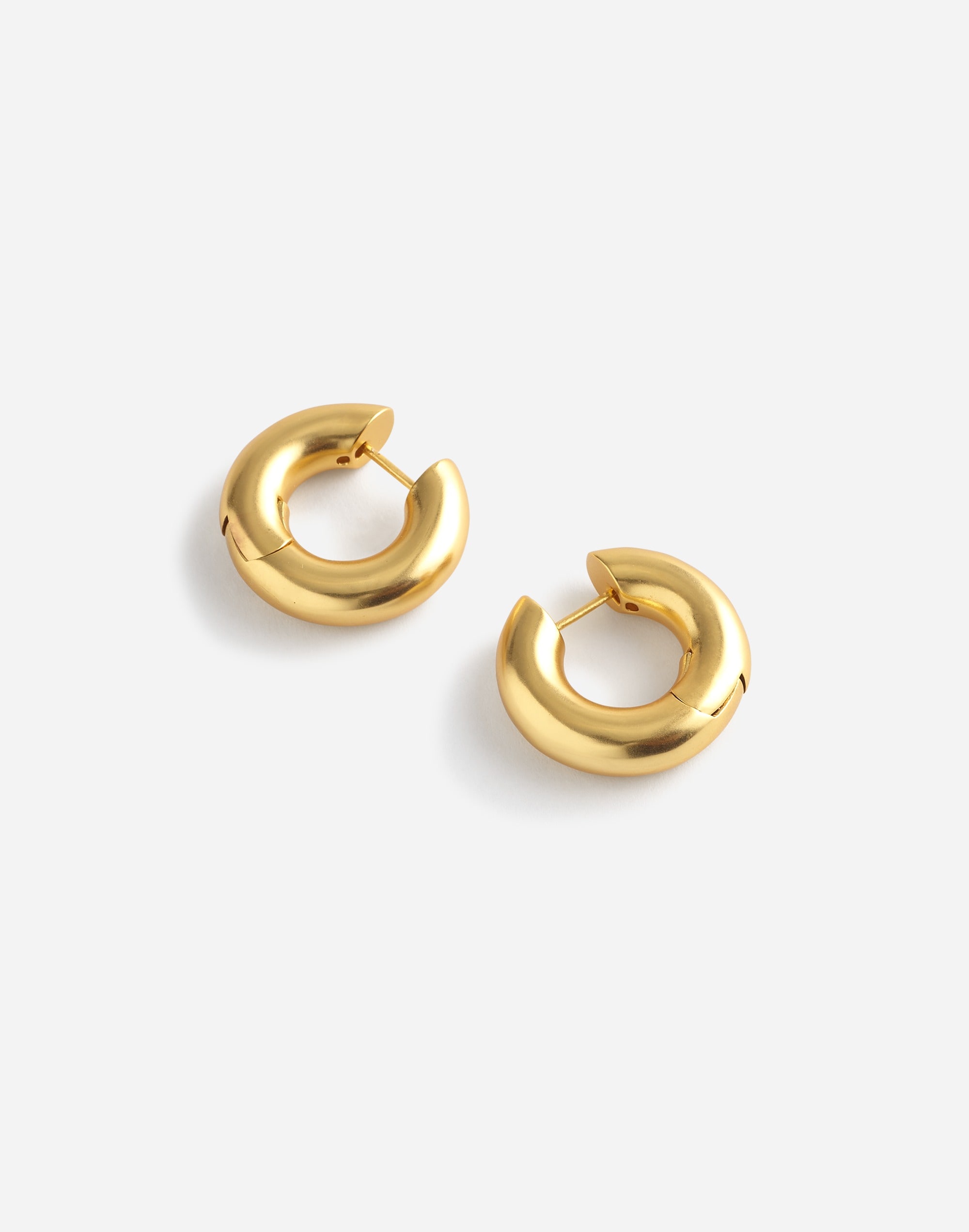 Chunky Donut Small Hoop Earrings | Madewell