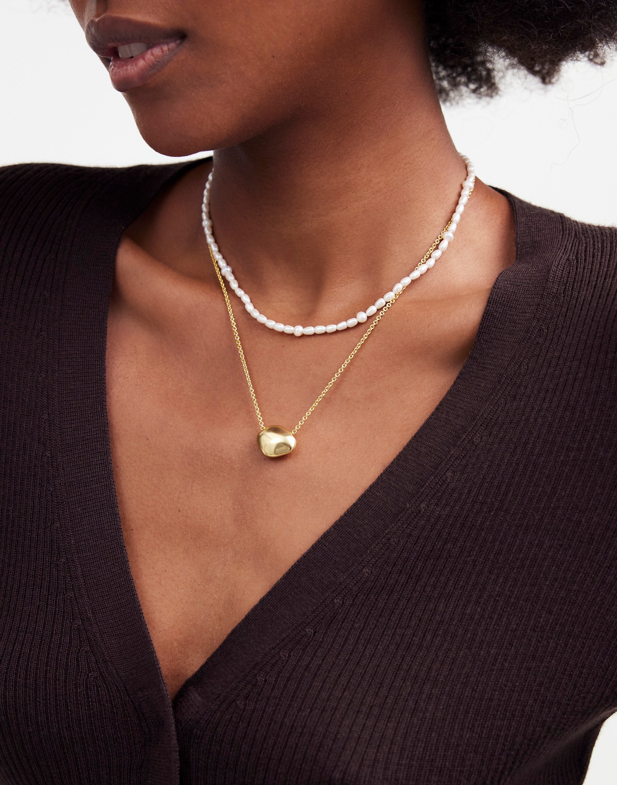 Two-Pack Dainty Freshwater Pearl Necklace Set | Madewell