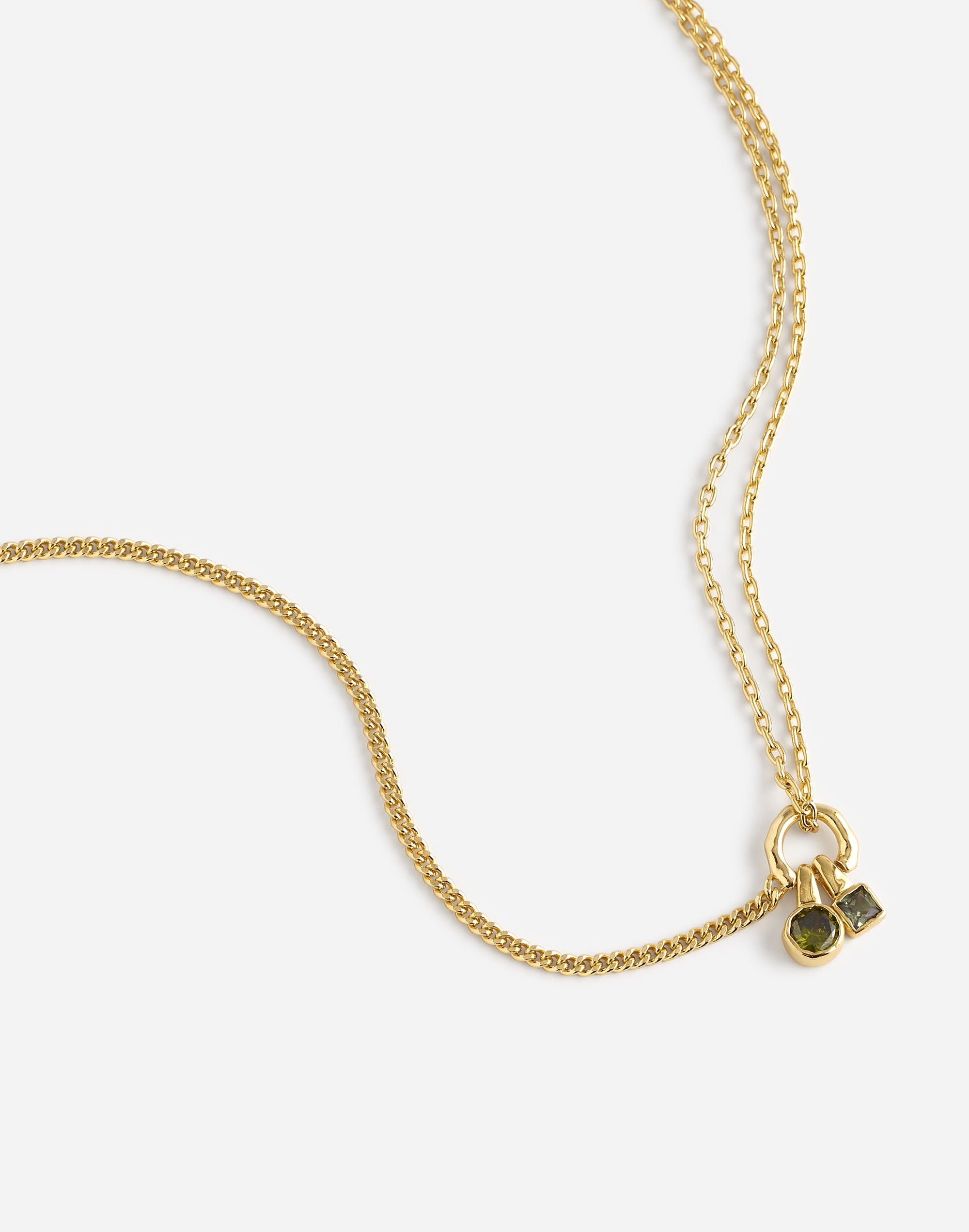 Gem Layered Necklace | Madewell