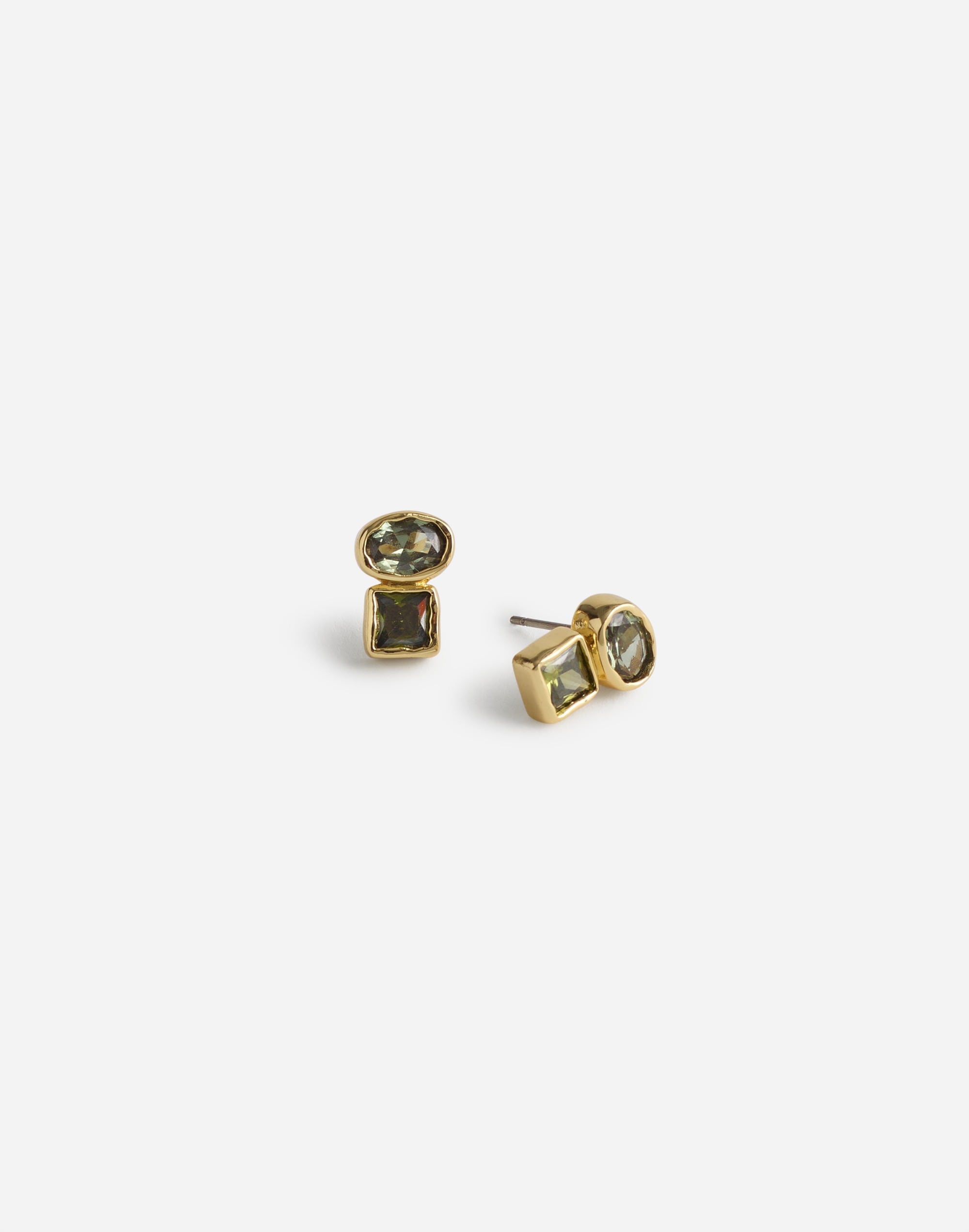 Mixed Shape Statement Stud Earrings | Madewell