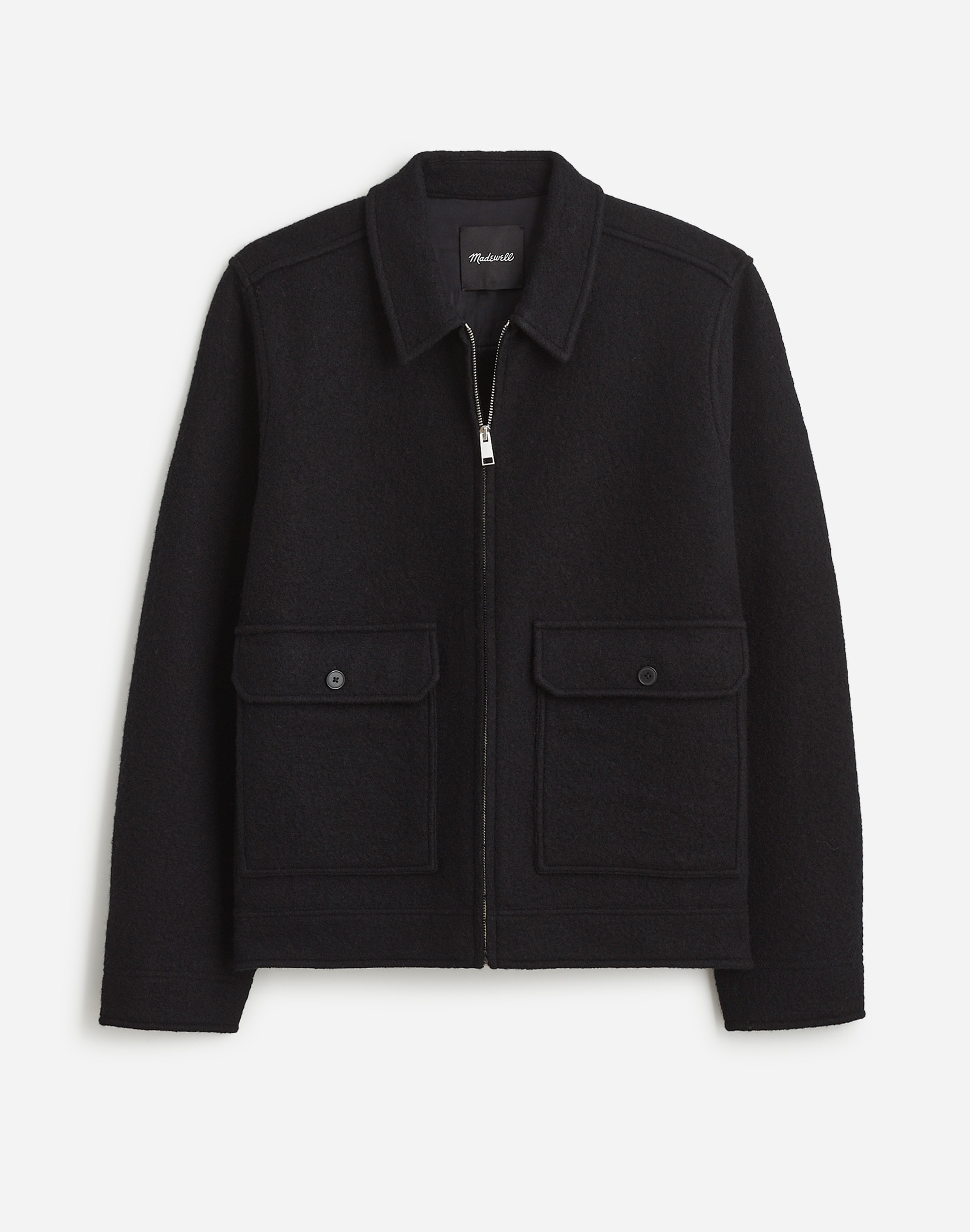 Boiled Wool Zip-Front Jacket | Madewell