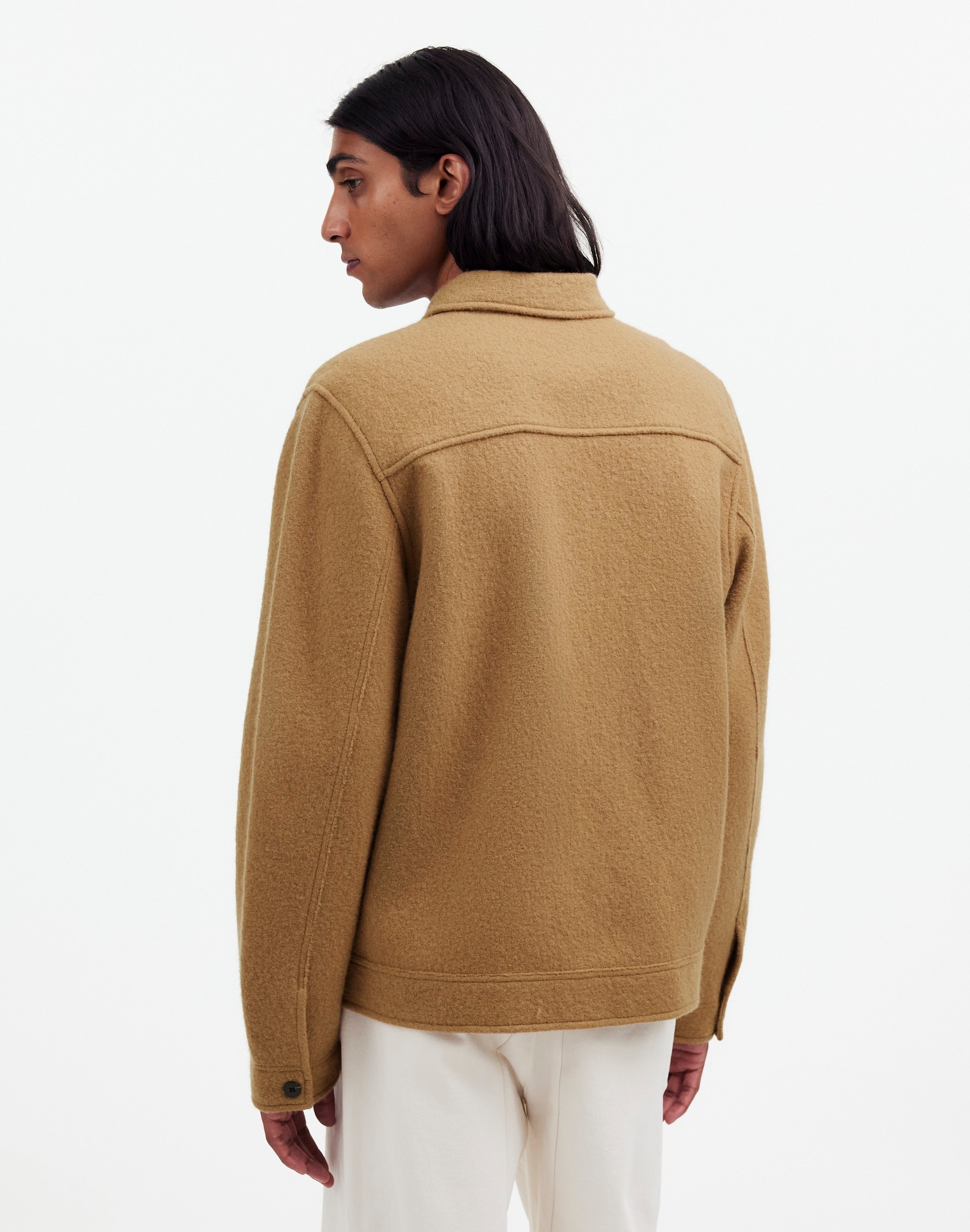 Boiled Wool Zip-Front Jacket | Madewell