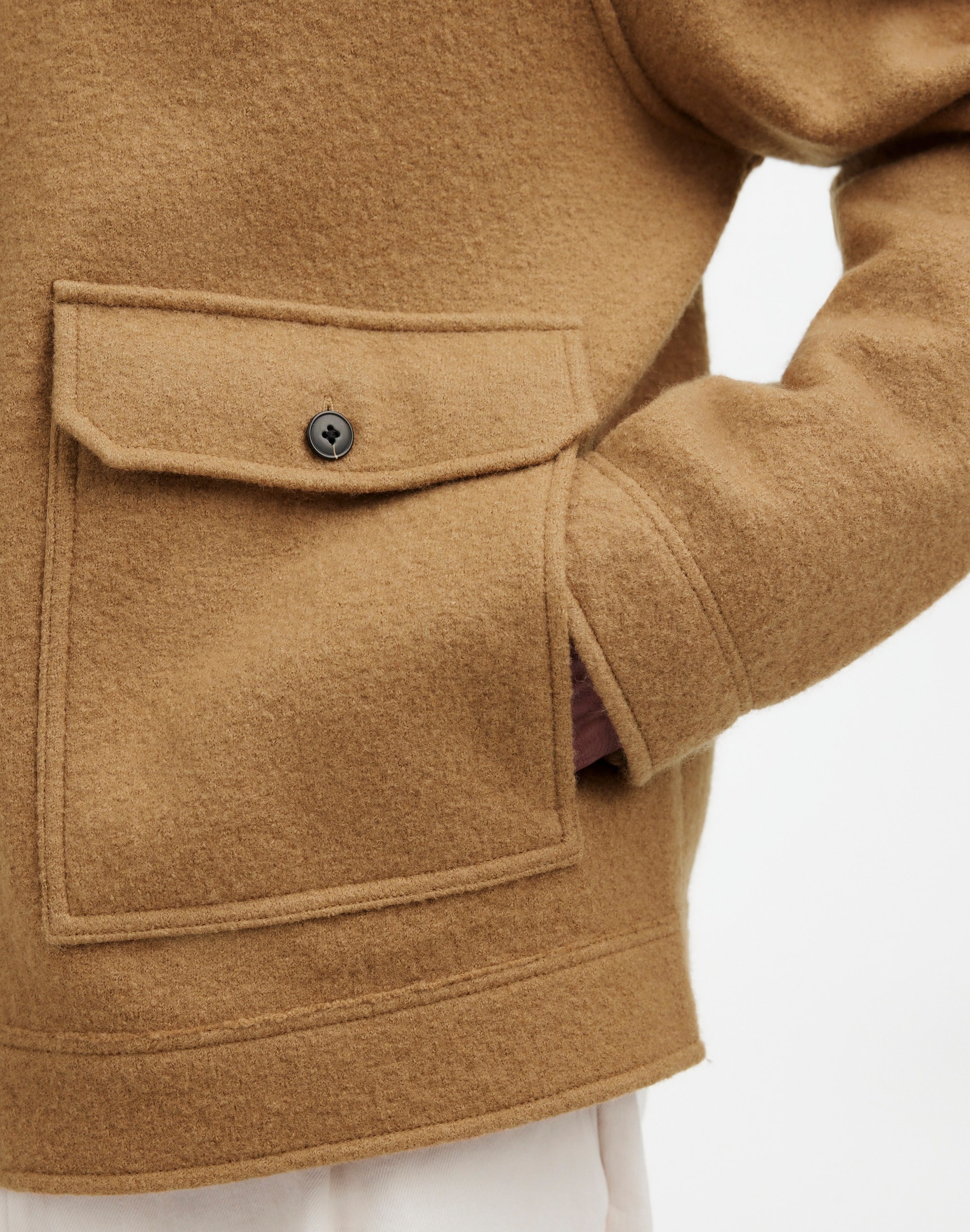 Boiled Wool Zip-Front Jacket | Madewell