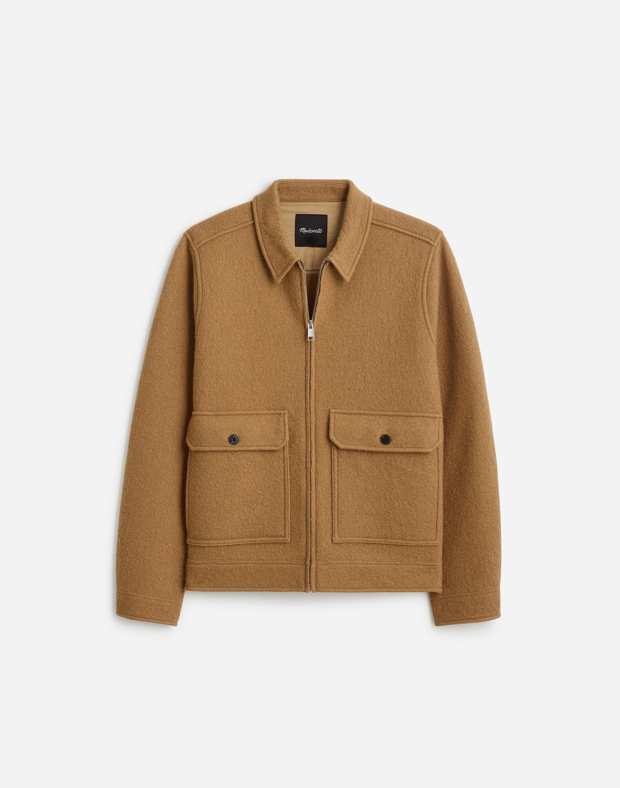 Boiled Wool Zip-Front Jacket | Madewell