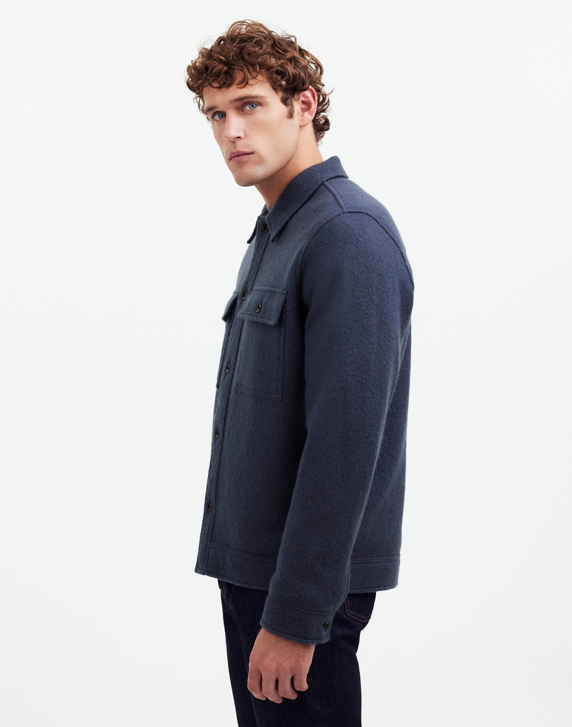 Boiled Wool Shirt-Jacket | Madewell