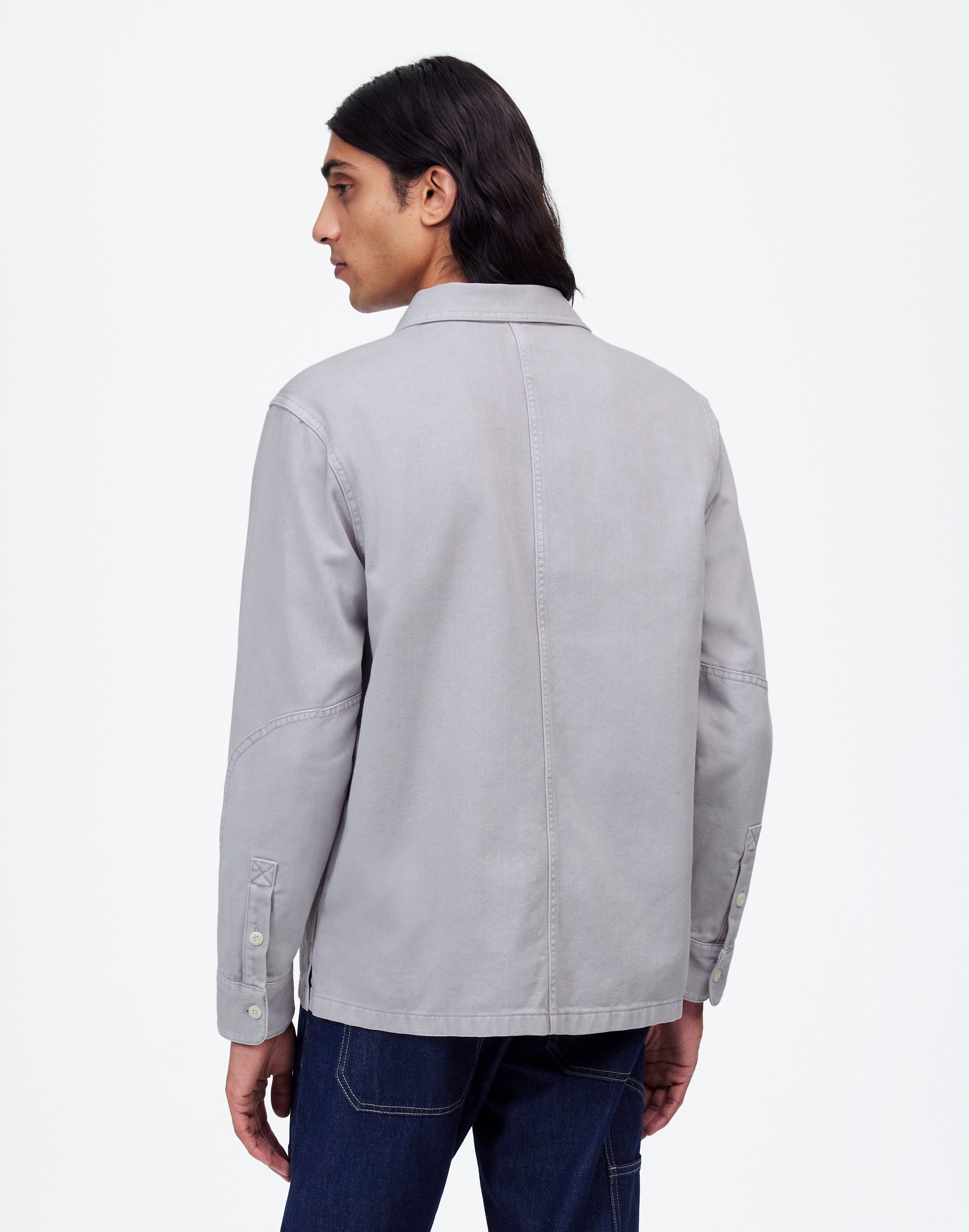 Garment-Dyed Straight-Hem Work Shirt | Madewell