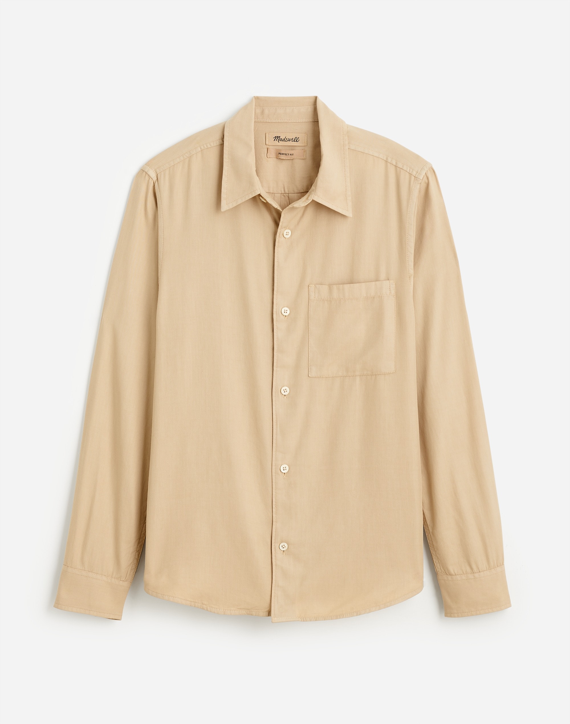 Mw The Perfect Shirt In Light Sand