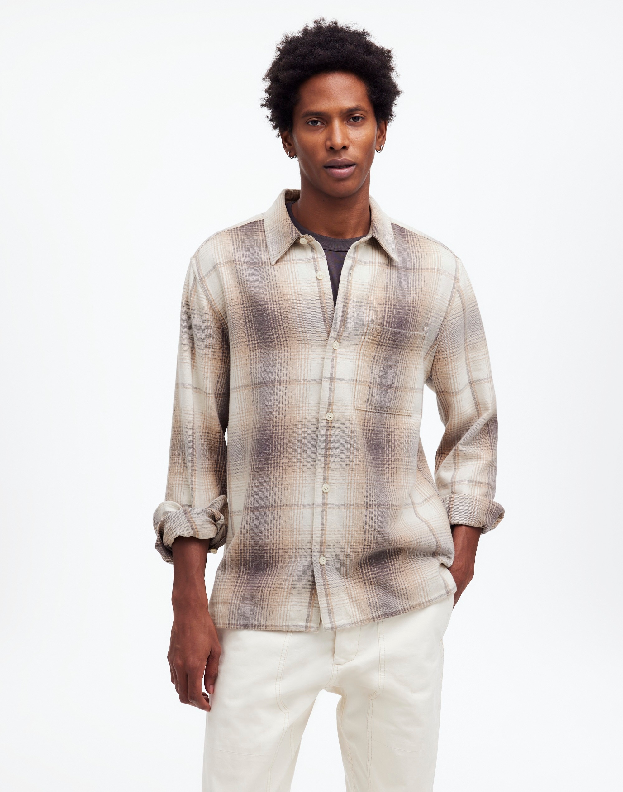 Easy Shirt Brushed Flannel | Madewell