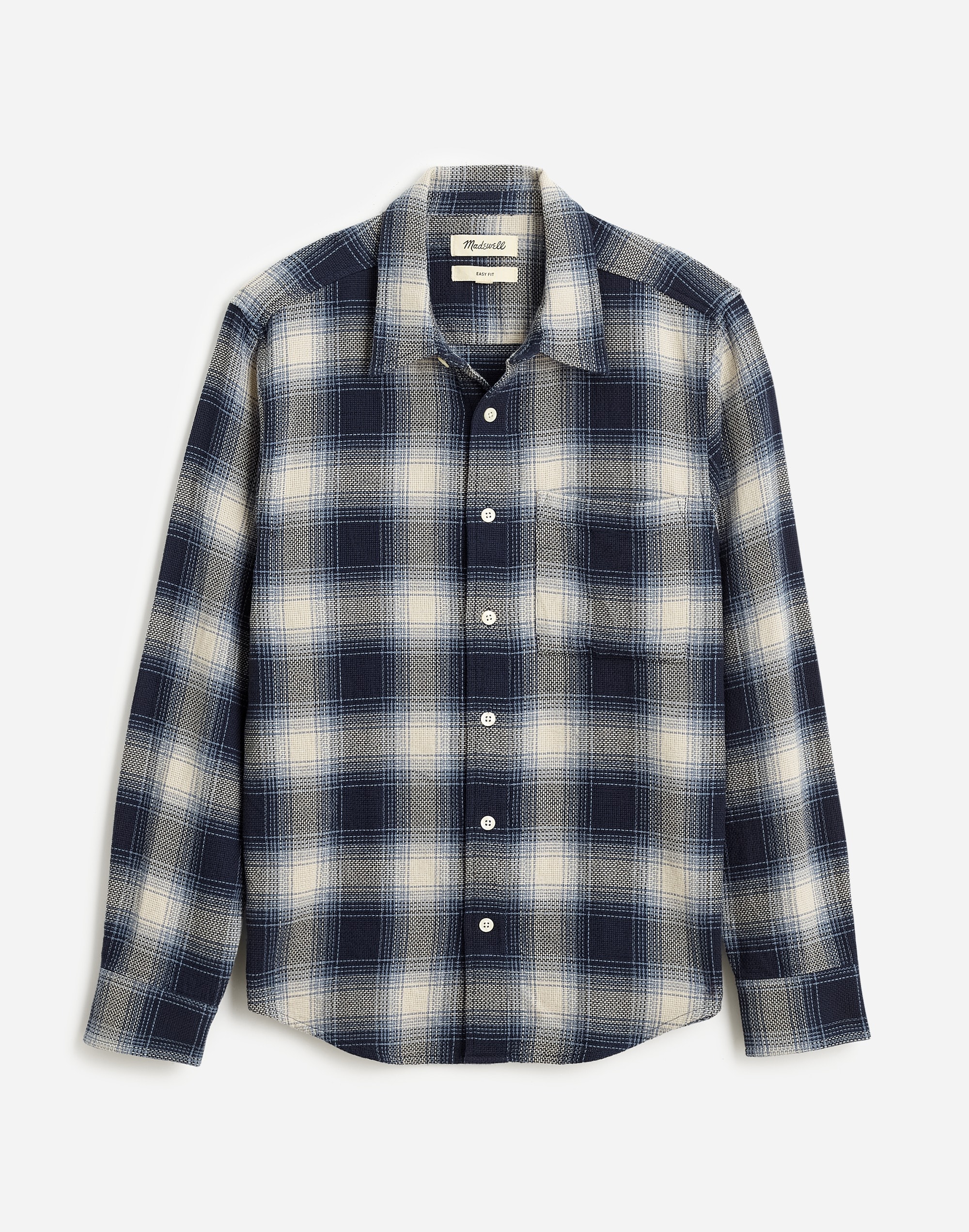 Easy Long-Sleeve Shirt Cotton Dobby | Madewell