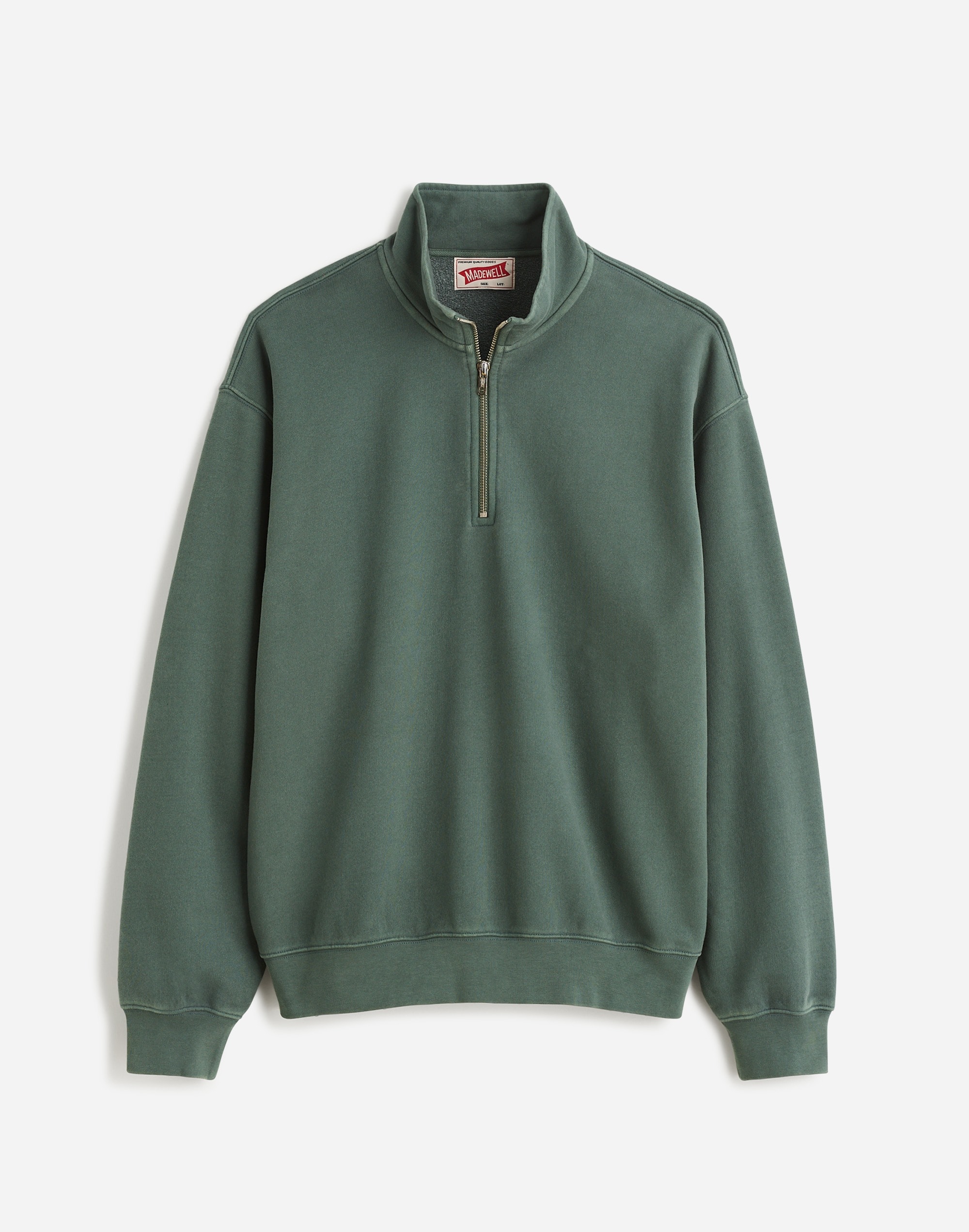 The McCarren Midweight Quarter-Zip Sweatshirt | Madewell