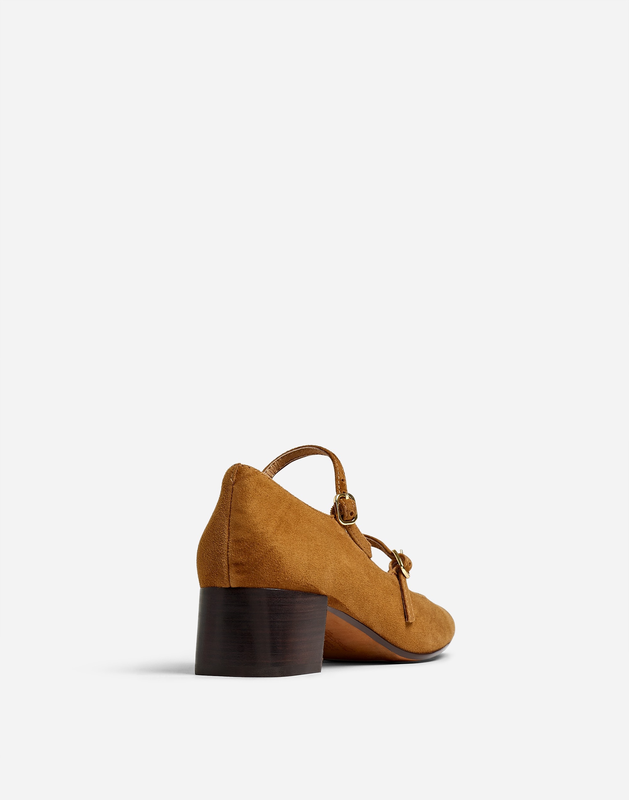 The Nettie Heeled Mary Jane Suede