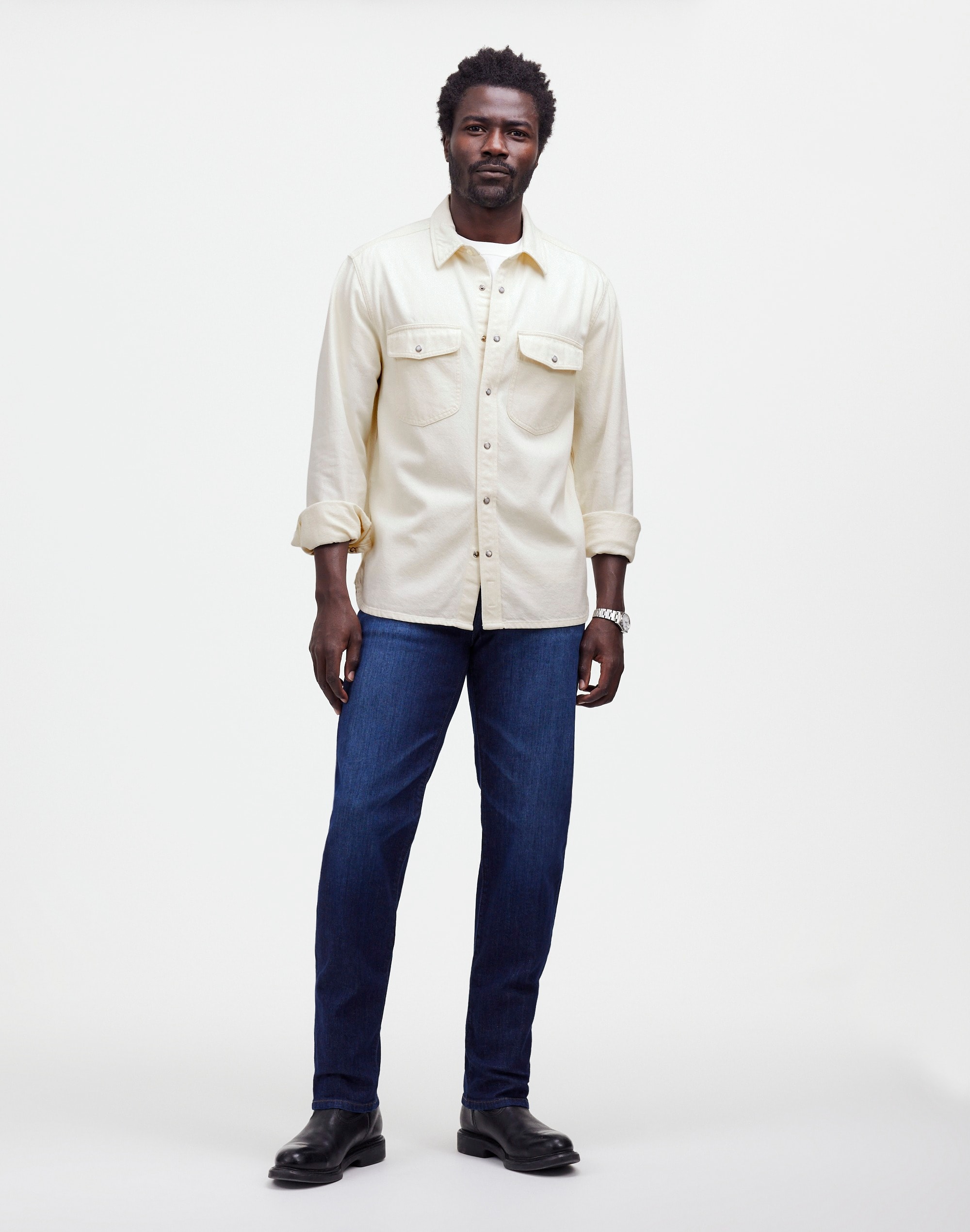 Denim Western Easy Shirt | Madewell