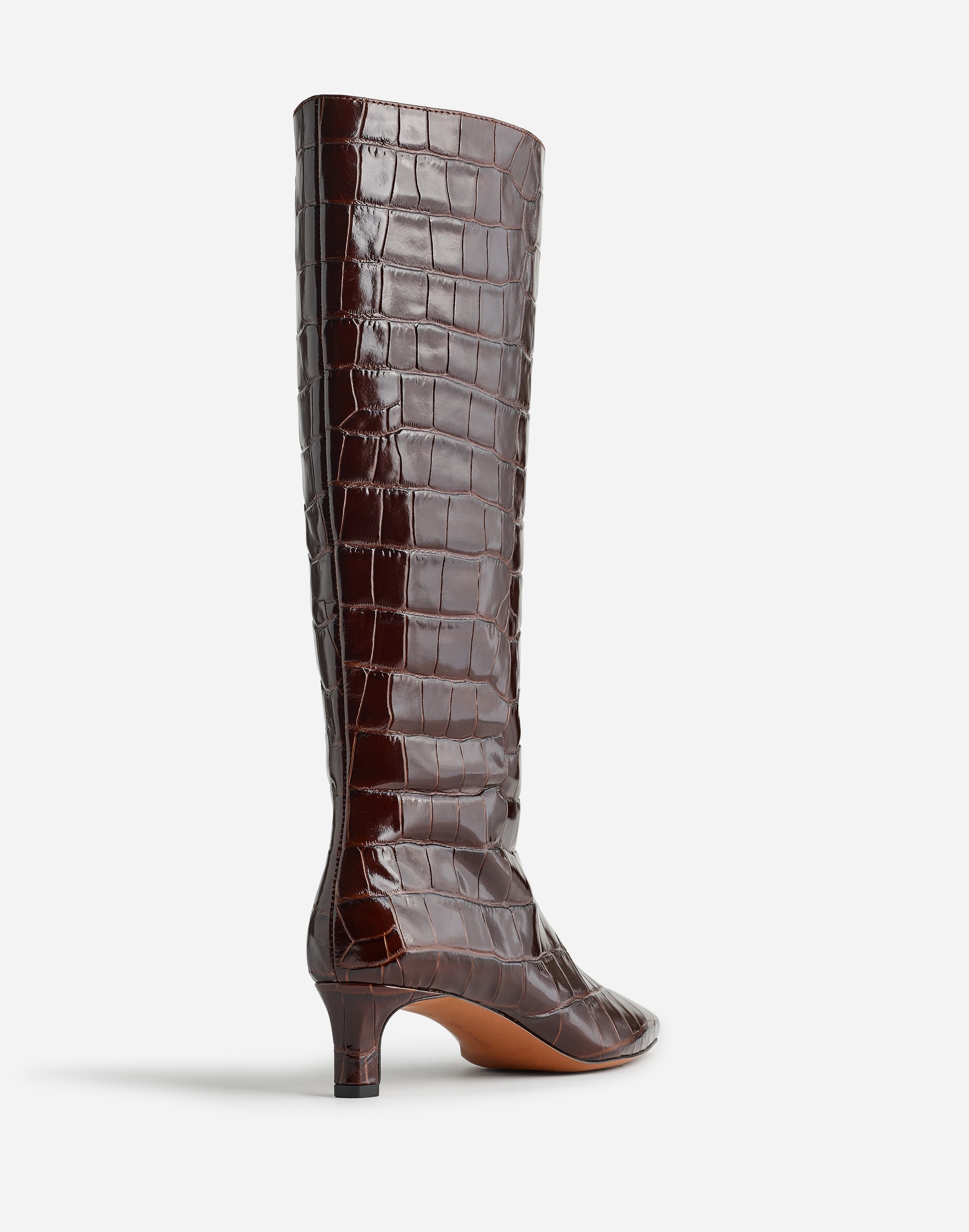 The Dimes Kitten-Heel Knee Boot | Madewell