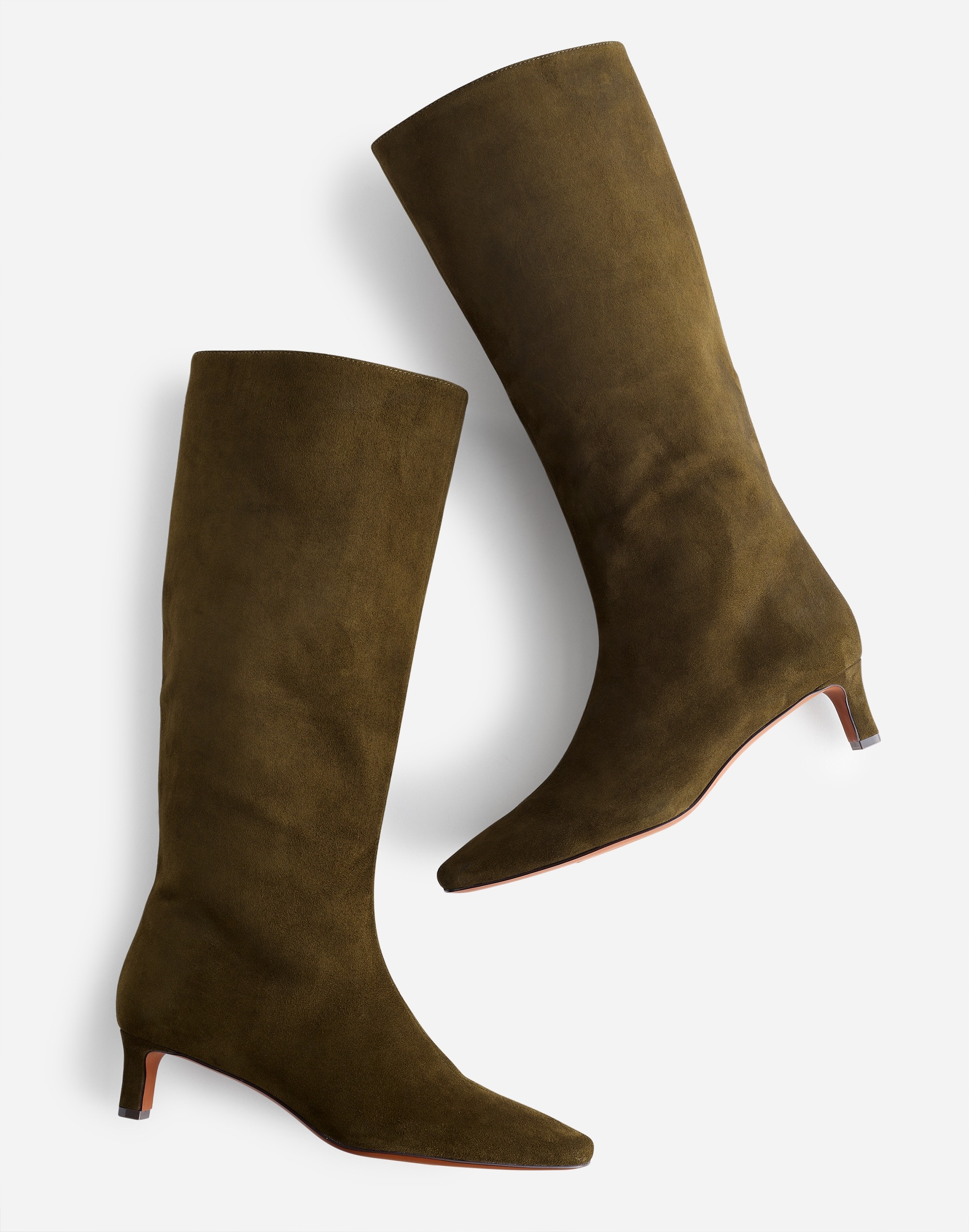 The Dimes Kitten-Heel Knee Boot | Madewell