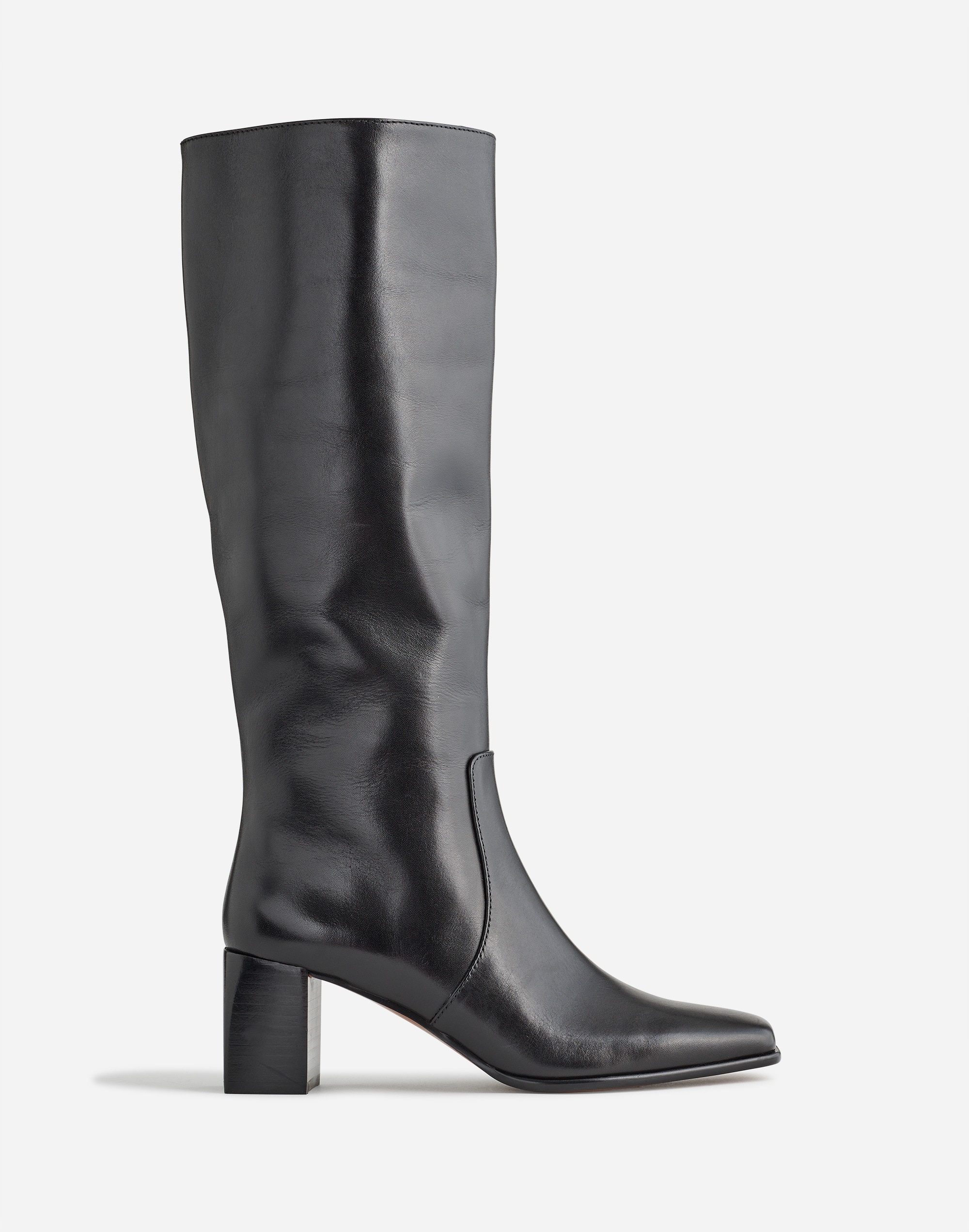 The Zane Knee-High Boot Leather | Madewell