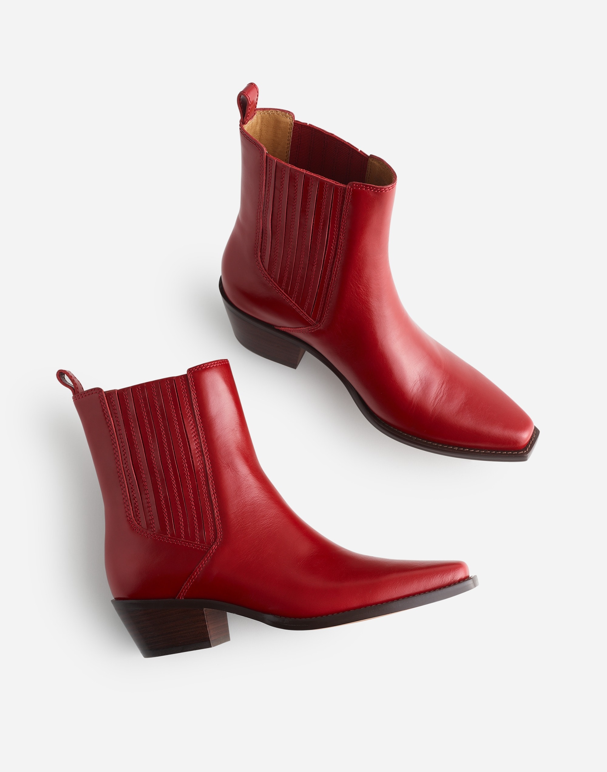 Mw The Ingrid Chelsea Boot In Bright Ember