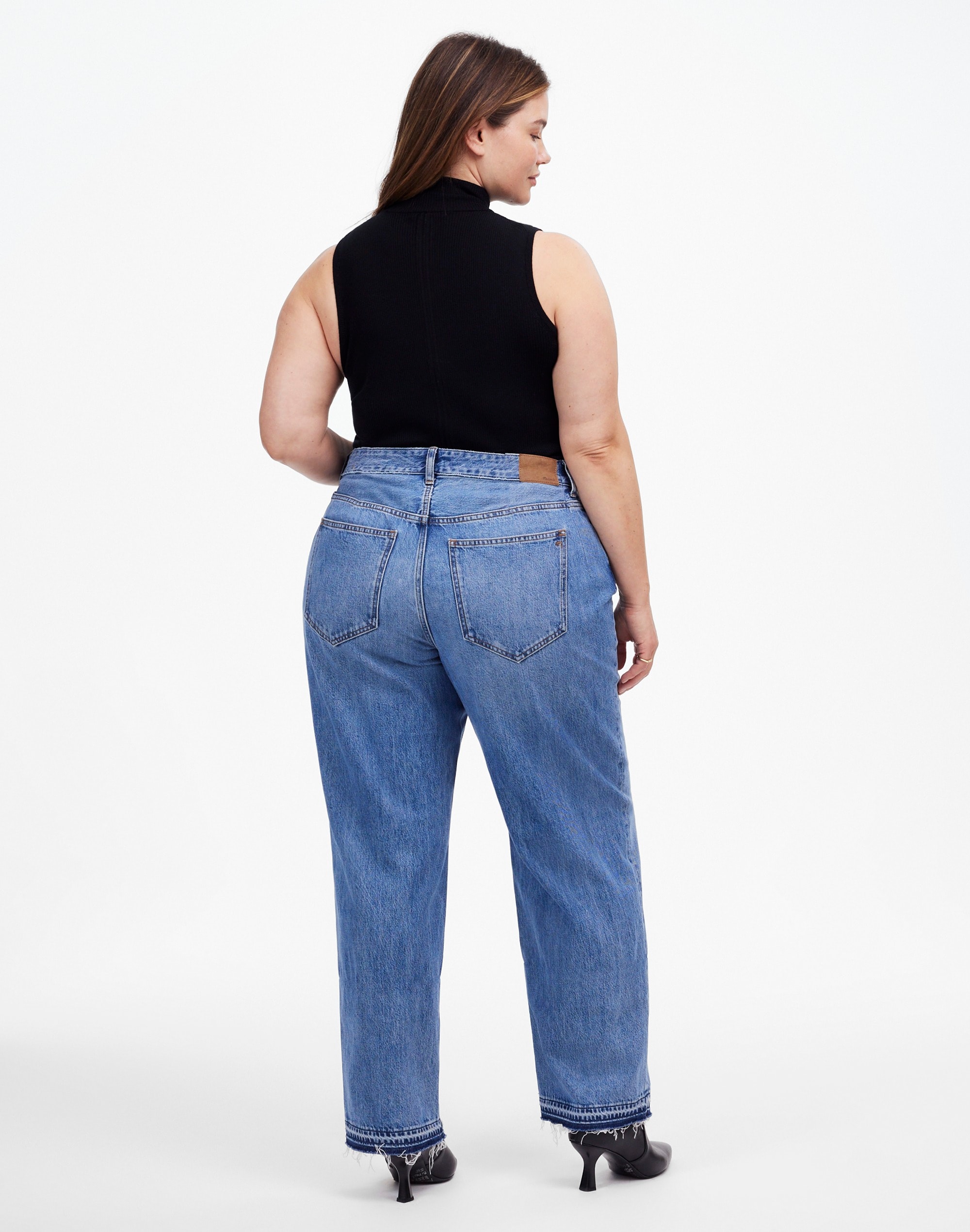 The Plus Rail Straight Jean Reston Wash: Released-Hem Edition | Madewell