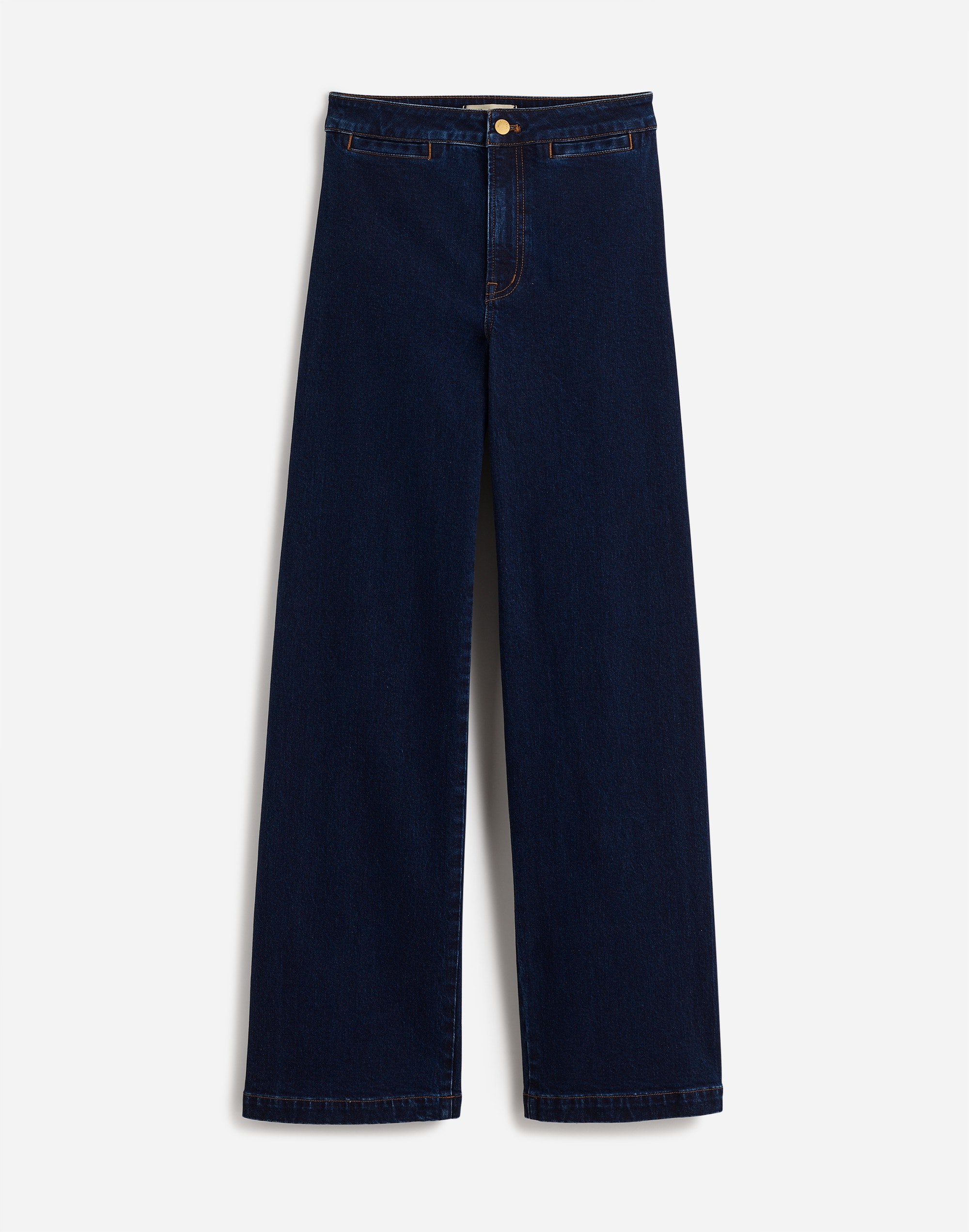 The Plus Curvy Emmett Wide-Leg Jean Leffers Wash: Welt Pocket Edition | Madewell