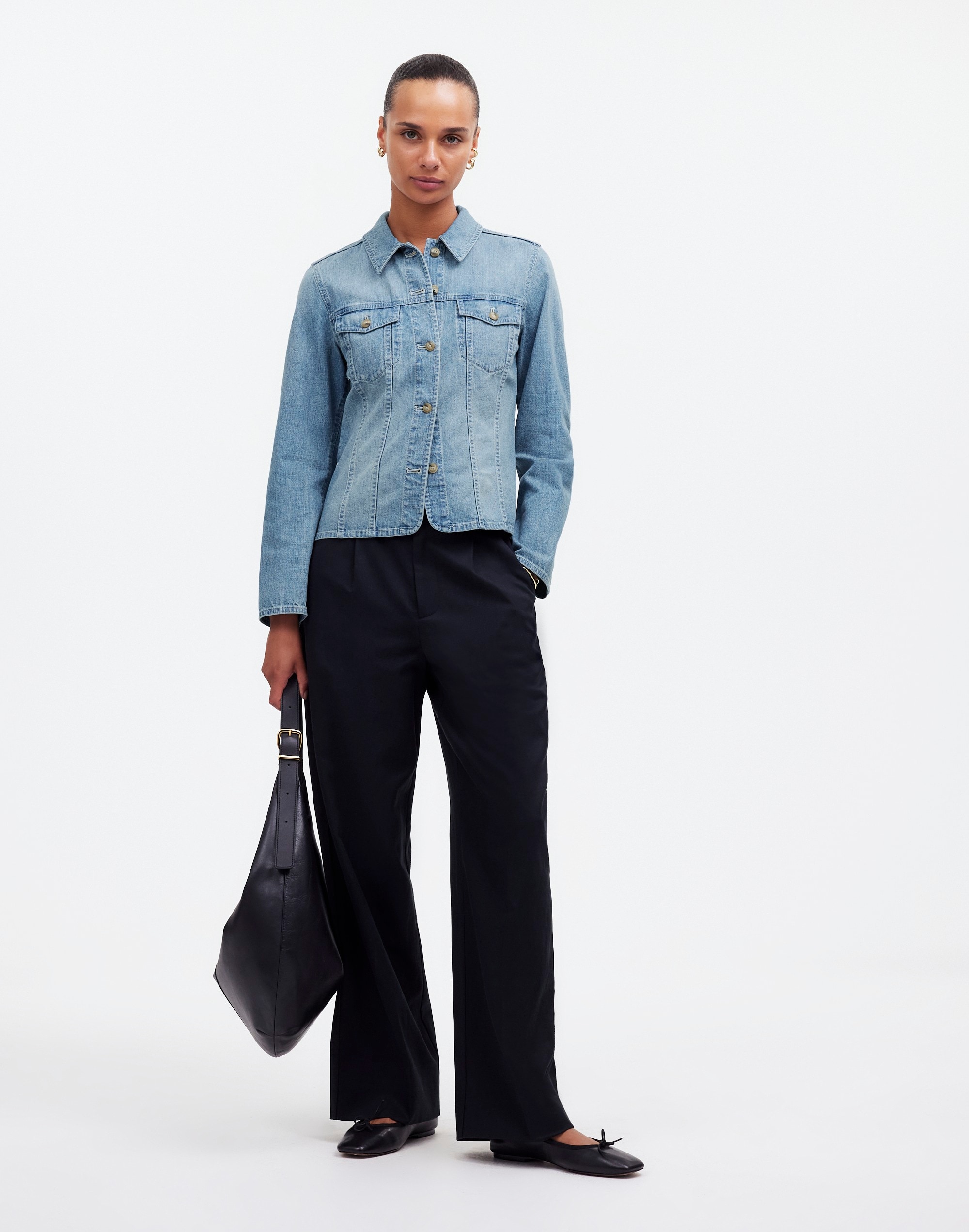 Shrunken Button-Front Shirt | Madewell