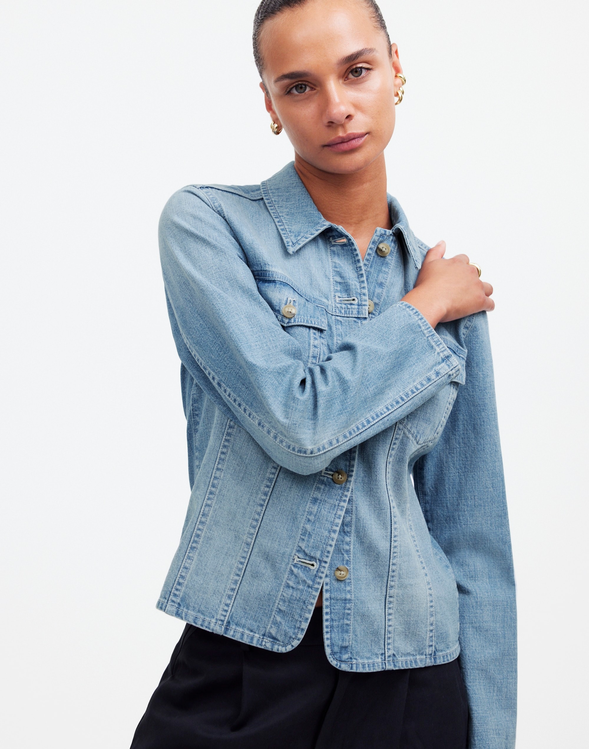 Shrunken Button-Front Shirt | Madewell