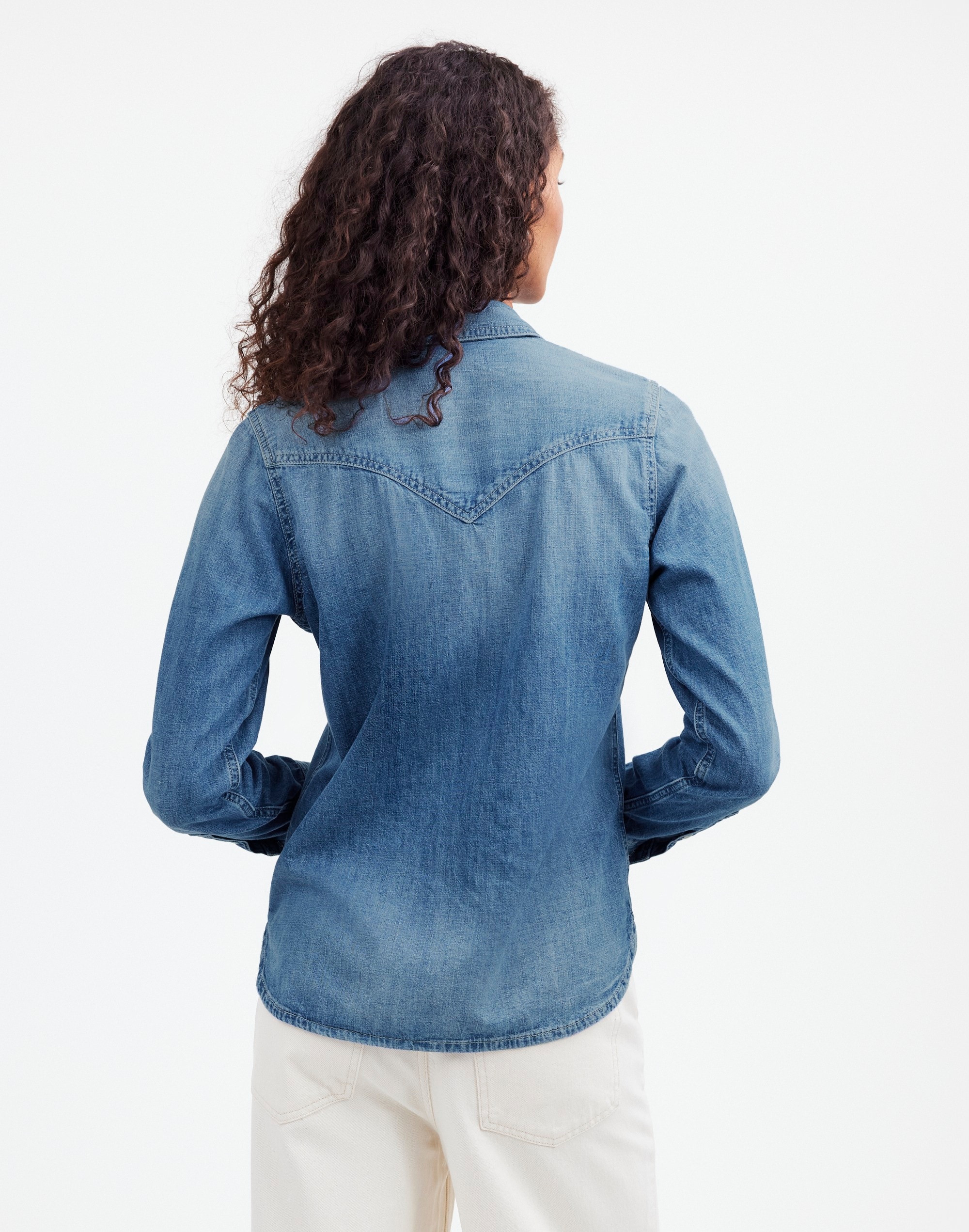 Denim Western Shirt Lincroft Wash | Madewell