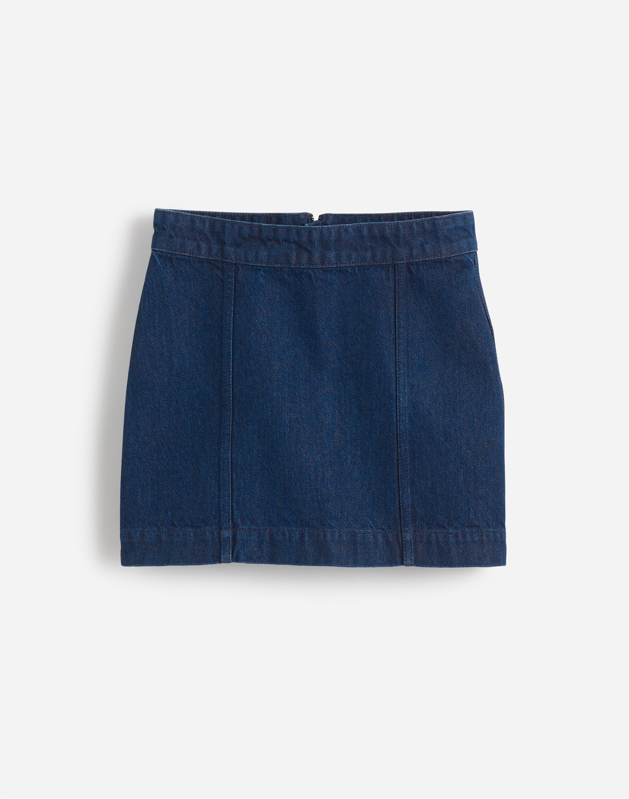 Denim Seamed Mini Skirt Maytown Wash | Madewell