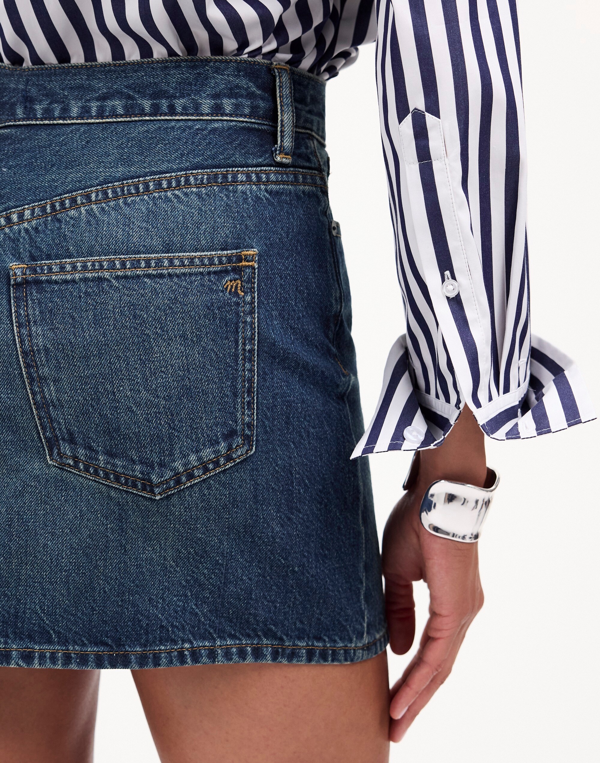 Denim Mini Skirt Karney Wash | Madewell