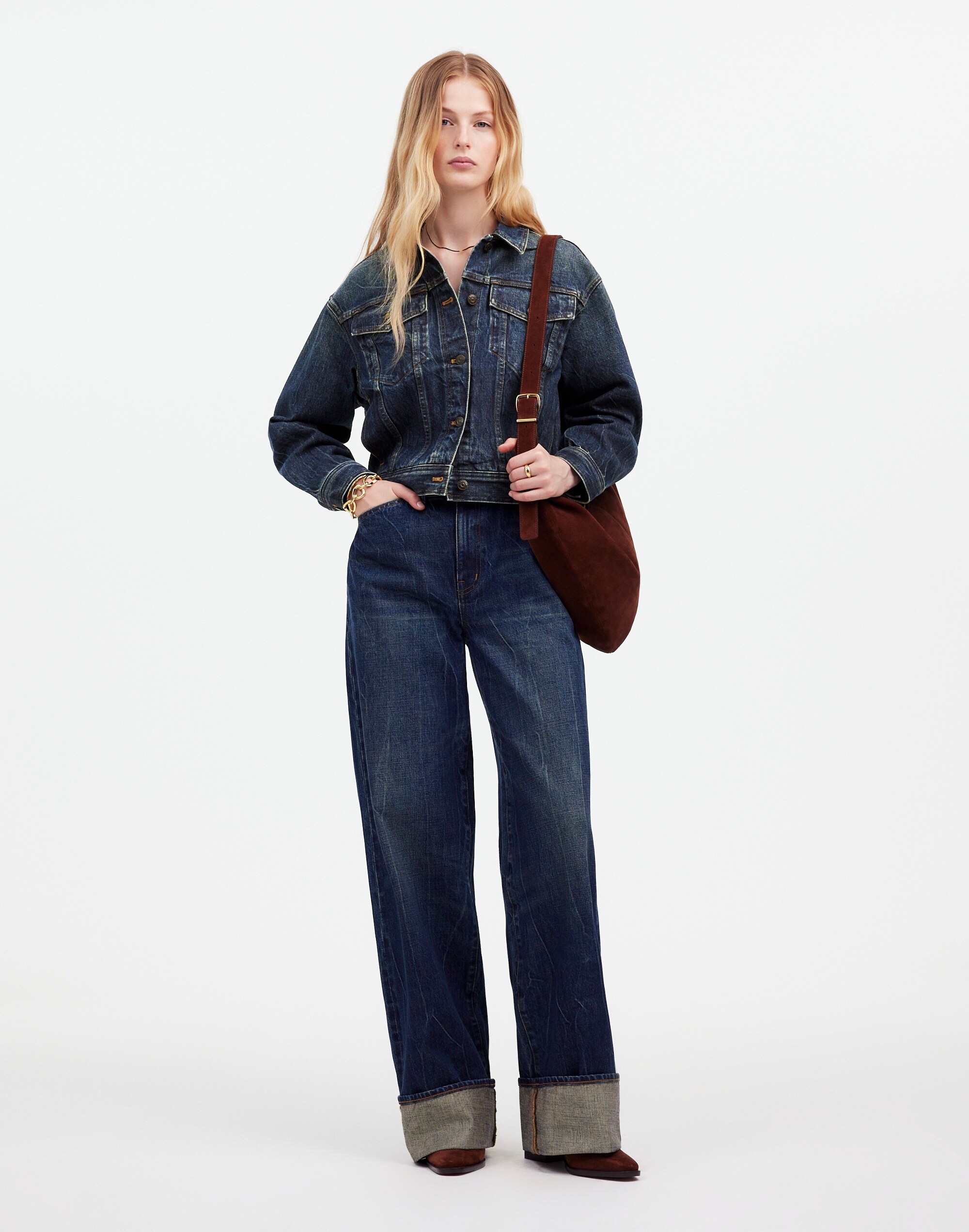 Madewell x Kaihara Boxy Jean Jacket Karney Wash |