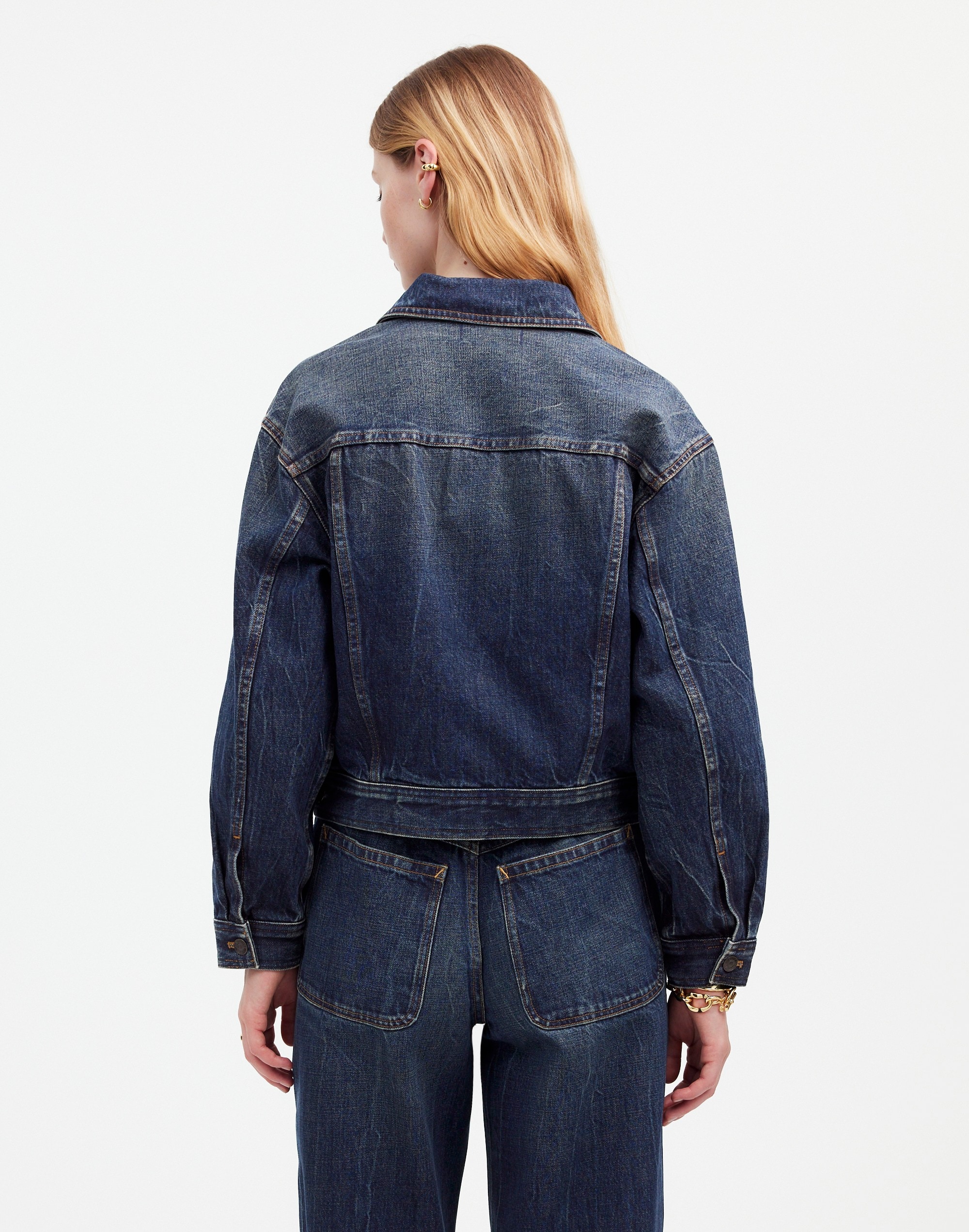 Madewell x Kaihara Boxy Jean Jacket Karney Wash |