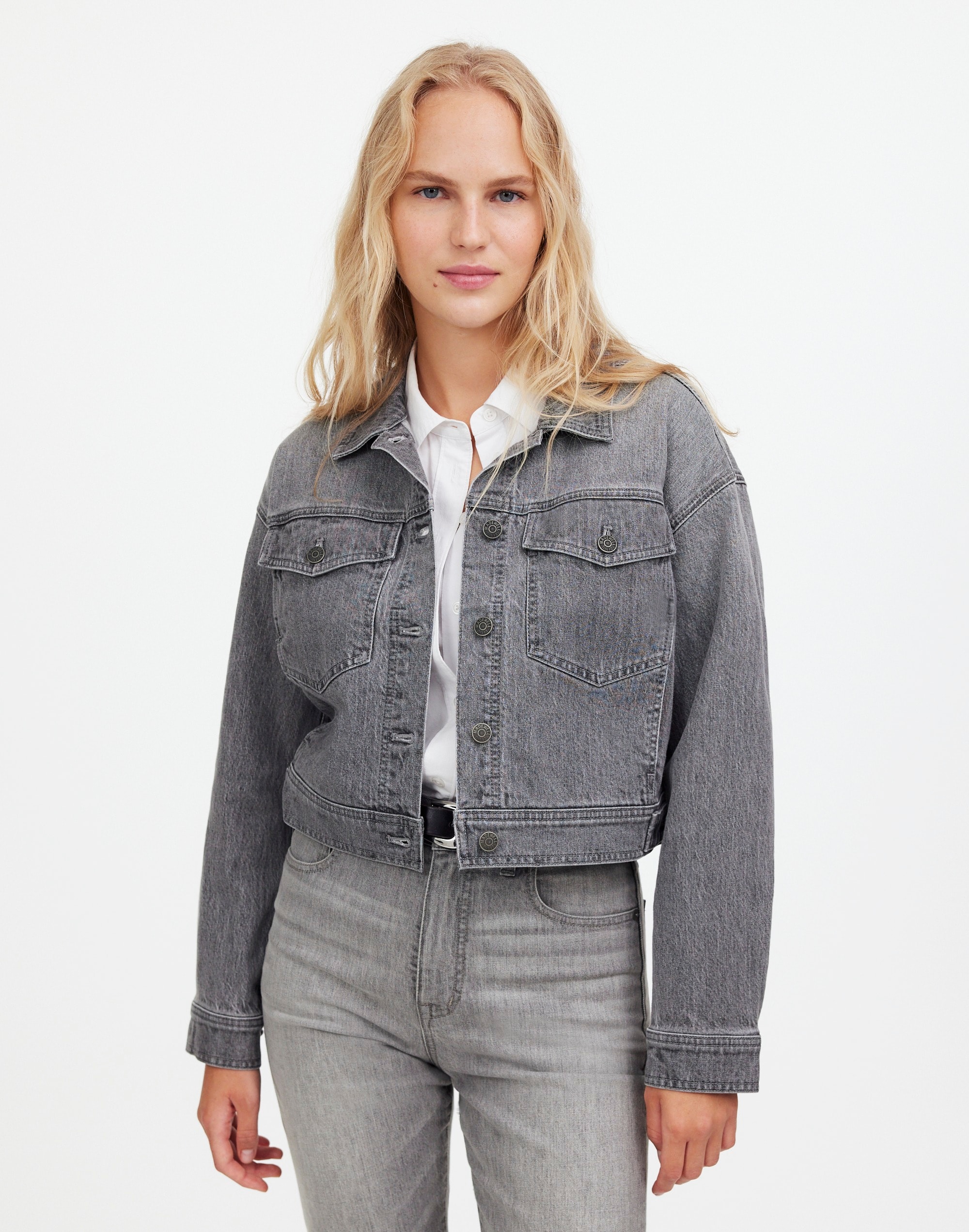 Button-Front Denim Jacket Hallandale Wash | Madewell