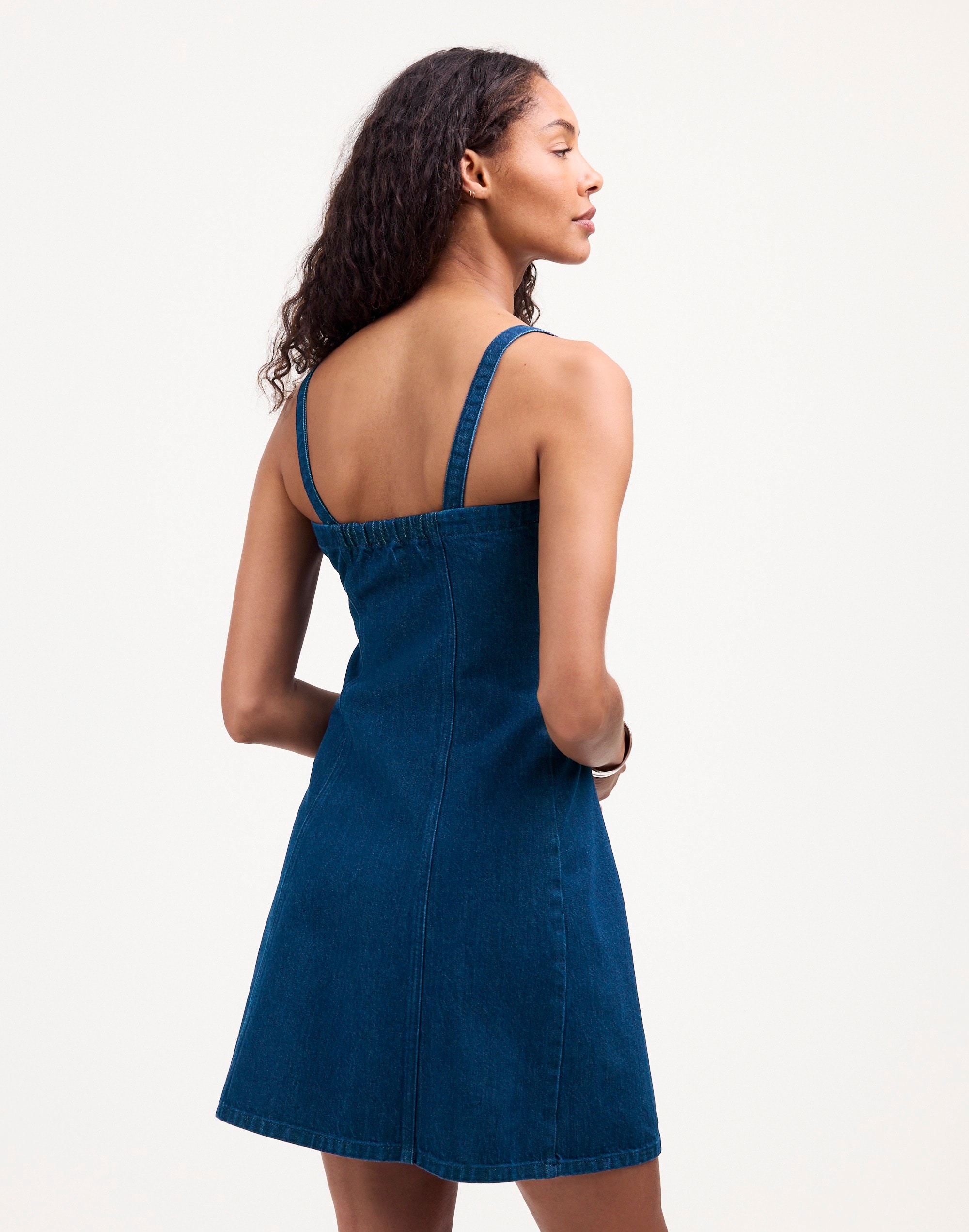 Denim Strapless Mini Dress Maytown Wash | Madewell